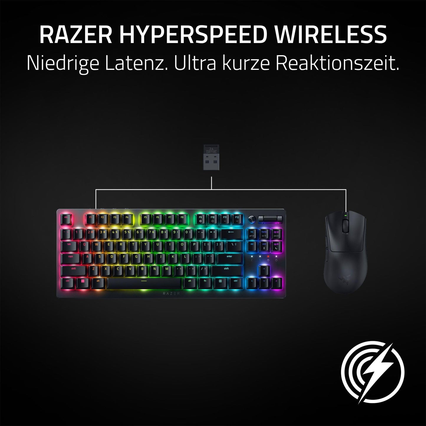 Razer DeathAdder Essential (2021) - Kabelgebundene Gaming-Maus mit Optischem Sensor mit 6400 DPI (5 programmierbare Tasten, Ergonomischer Formfaktor, 10 Millionen Klicks Lebensdauer) Schwarz