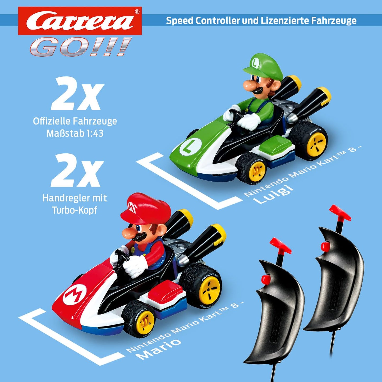 Carrera - 20062492 - Carrera 20062492 Nintendo Mario Kart 8, Mehrfarbig, 58 x 10 x 40 cm