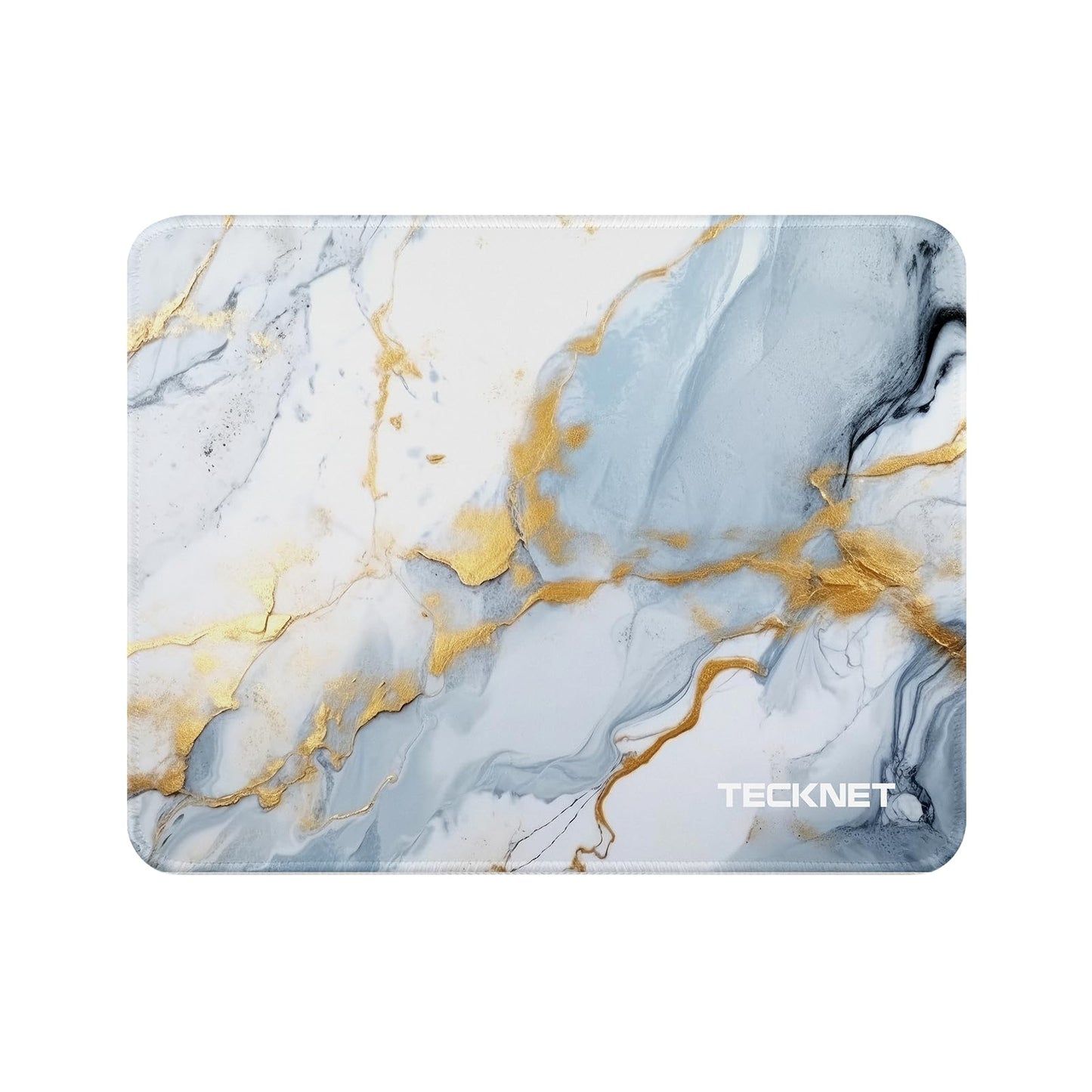 TECKNET Mauspad, 280 x 210 mm Gaming Mousepad mit Wasserdicht und Rutschfester Gummi für PC-Büro, Arbeit, Gaming, Studium, Laptop, Computer, Zuhause-Schwarz