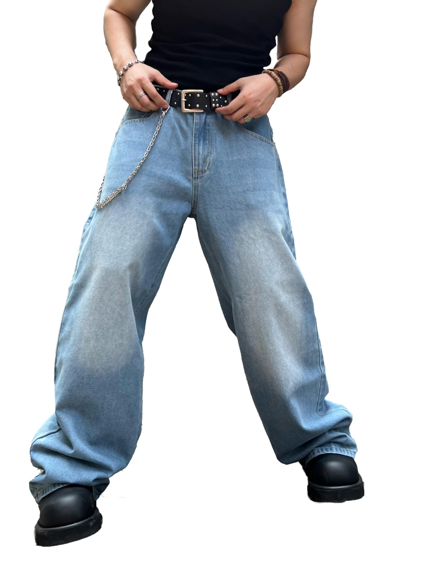 Zewool Men’s Baggy Hip Hop Jeans
