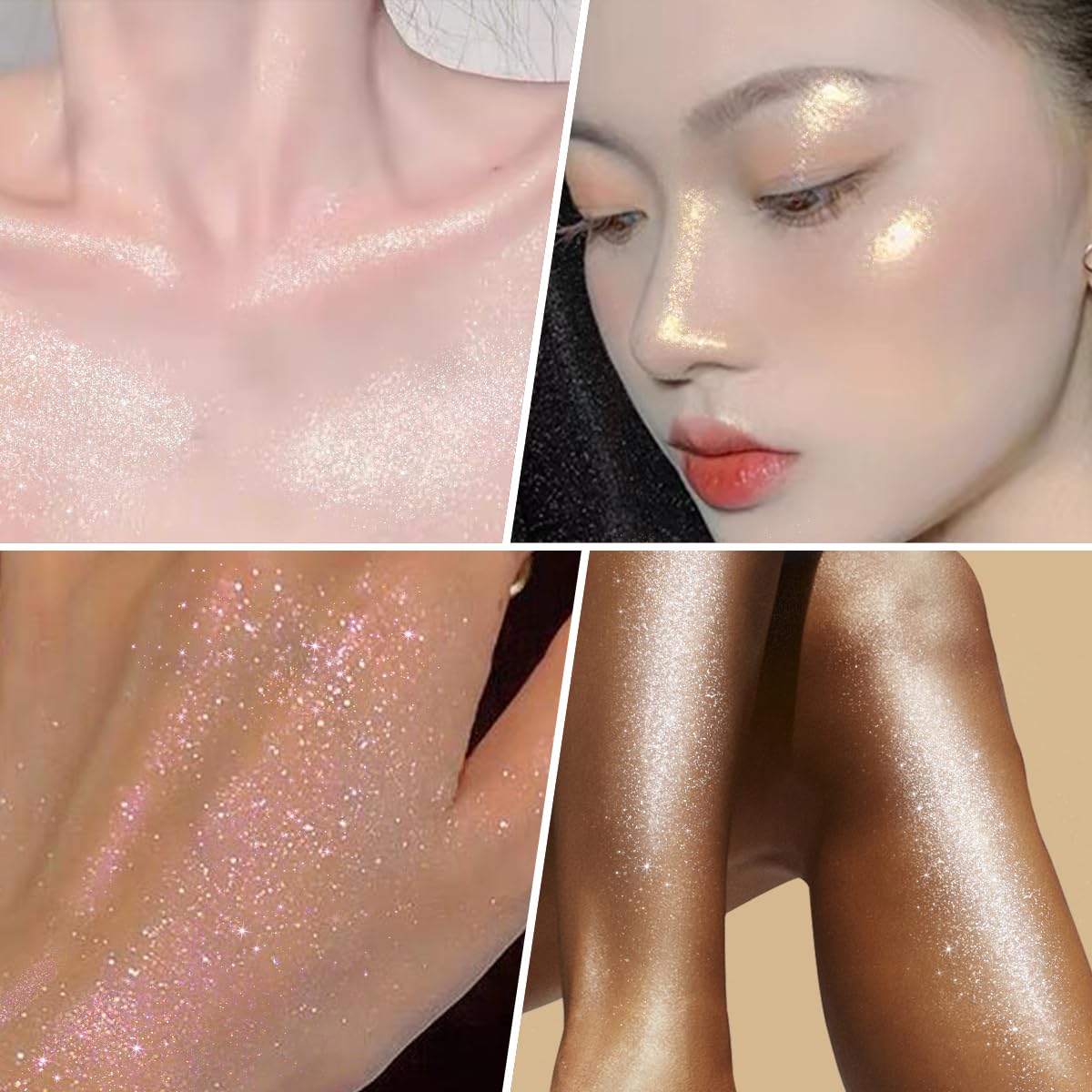 UCANBE Liquid Highlighter – Hydrating Body & Face Luminizer (3 Bottles)