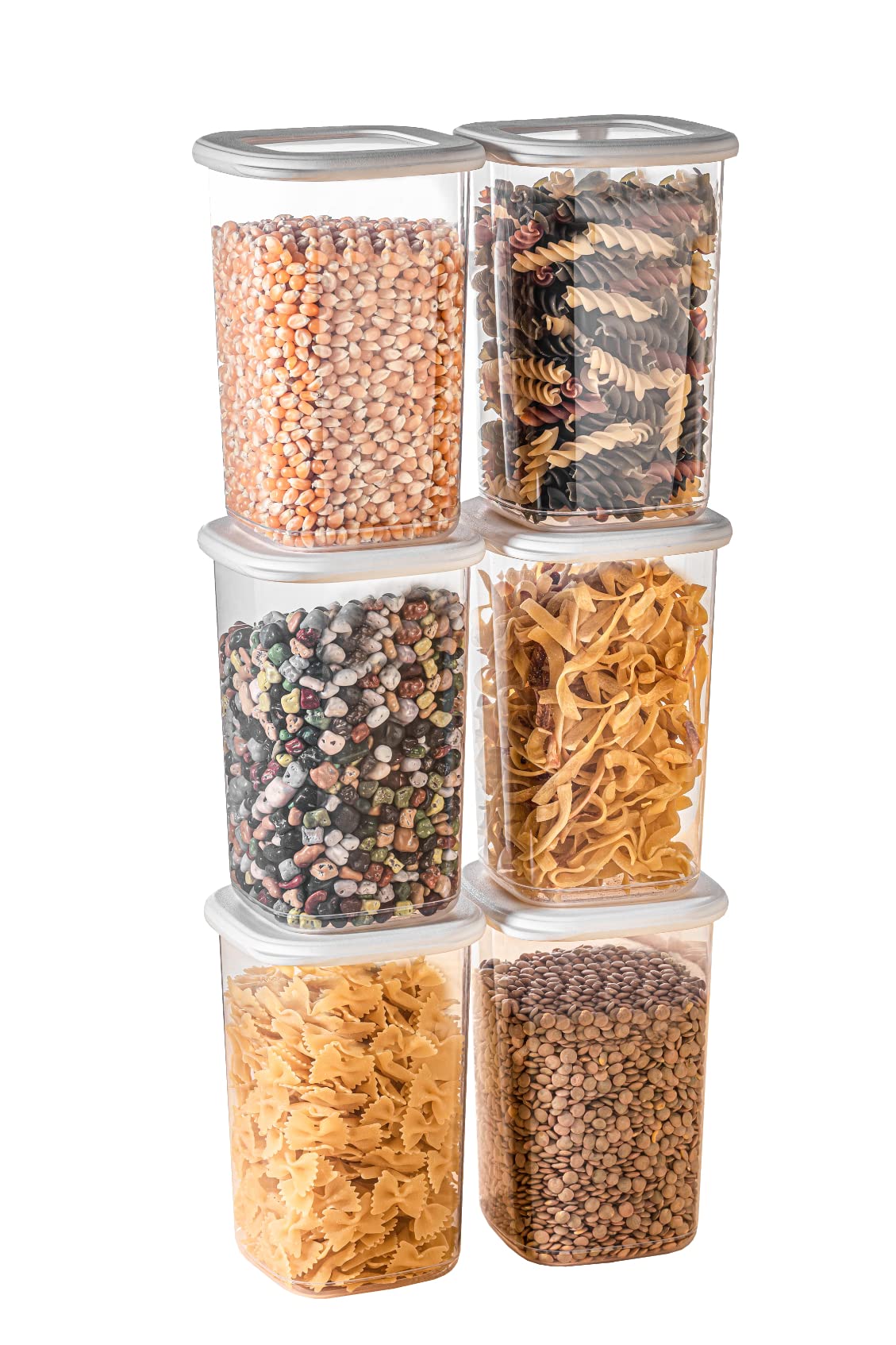 Viwares Vorratsdosen mit Deckel Luftdicht, 12er Vorratsbehälter Set BPA-Frei, Vorratsdose zur Müsli Mehl Aufbewahrung Küche, Praktische Organizer Küche, Frischhaltedosen für Lebensmittelaufbewahrung