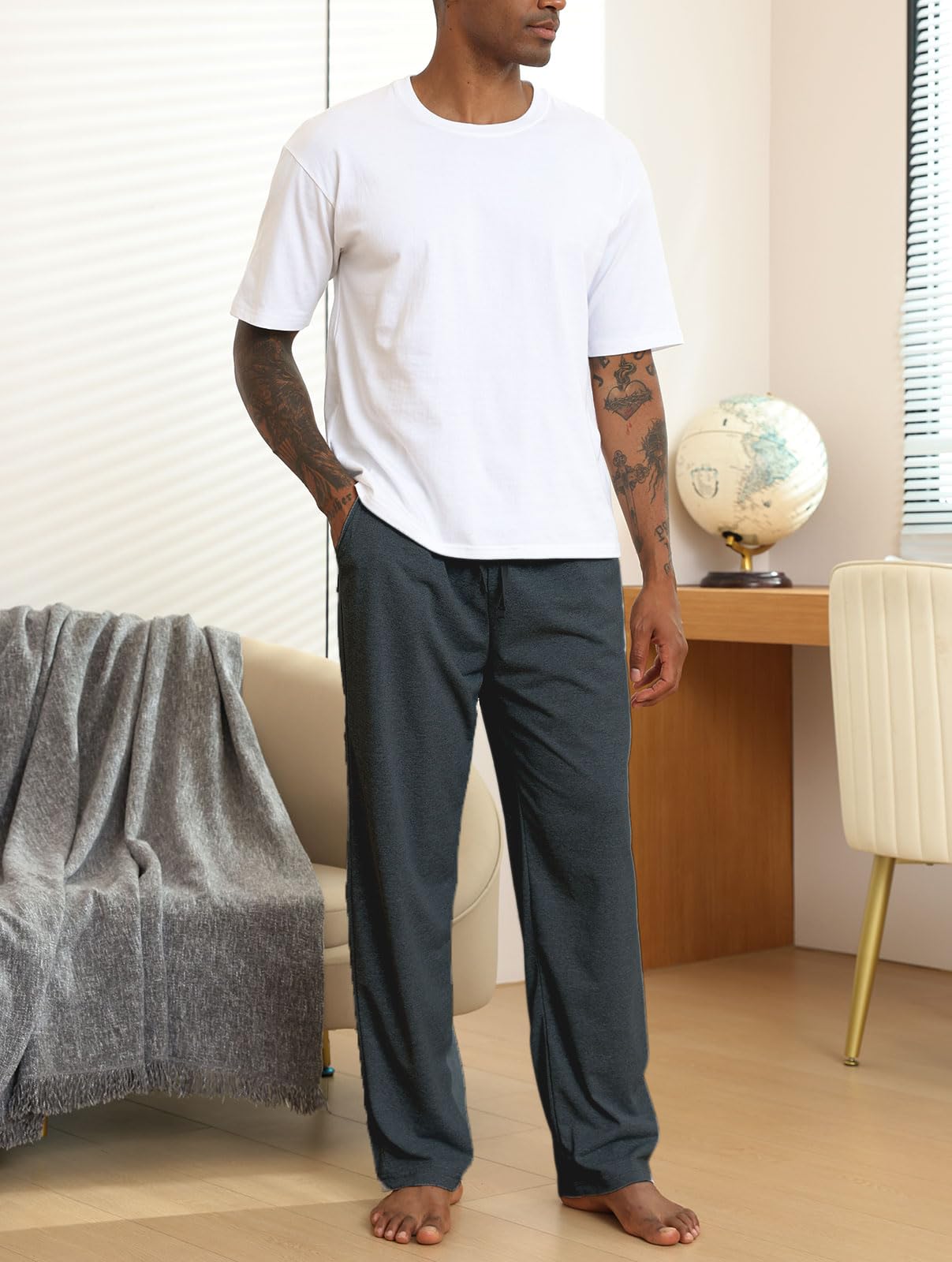 Halfword Men’s Jogging Pants – Lightweight Training & Yoga Sweatpants