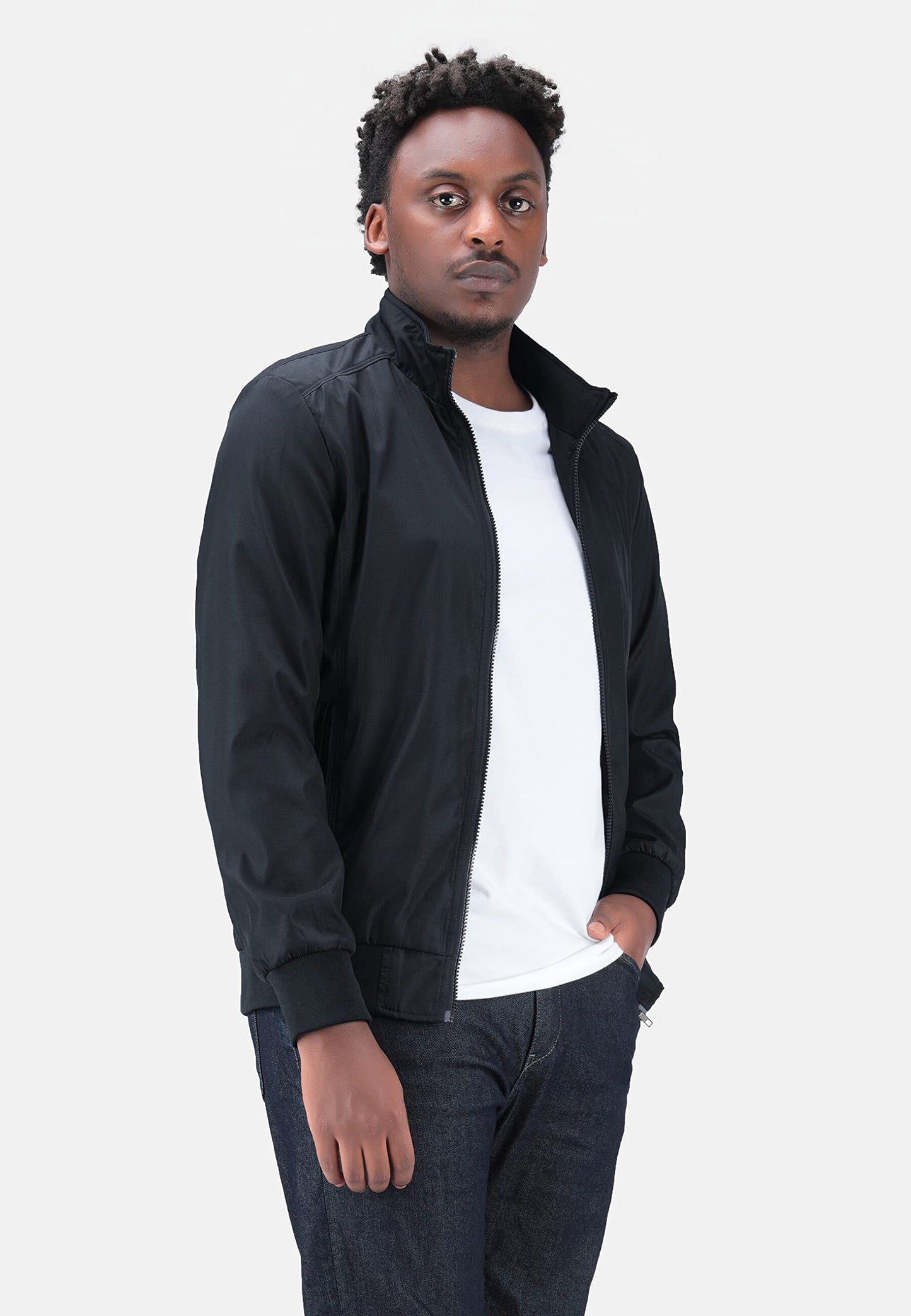 Men’s Lightweight Summer Jacket – Casual Bomber Style Transition Coat