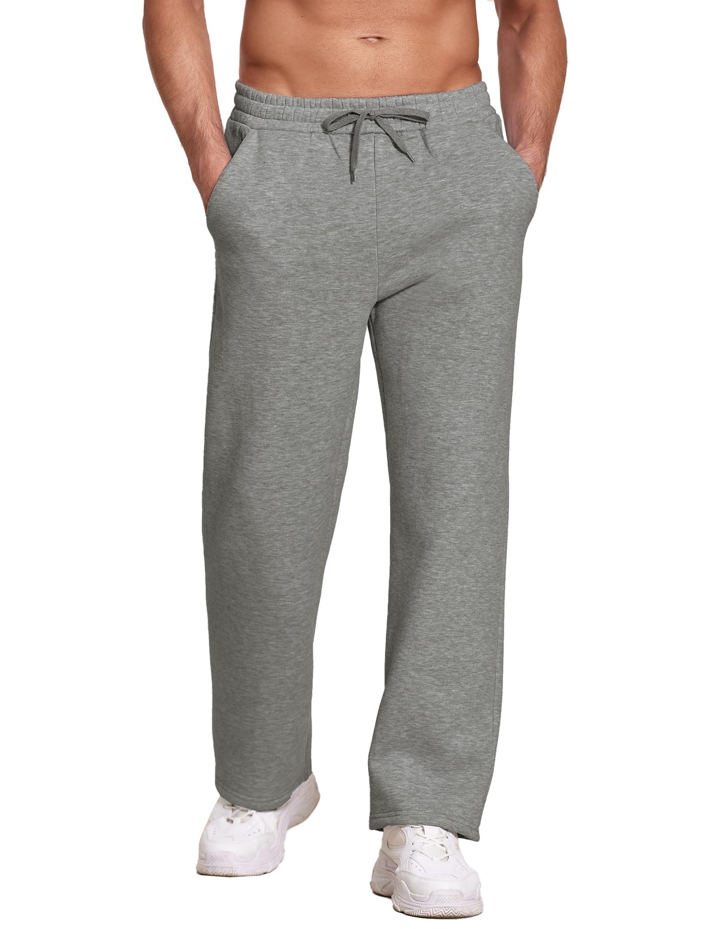 PINSPARK Men’s Winter Joggers – Fleece-Lined Sweatpants
