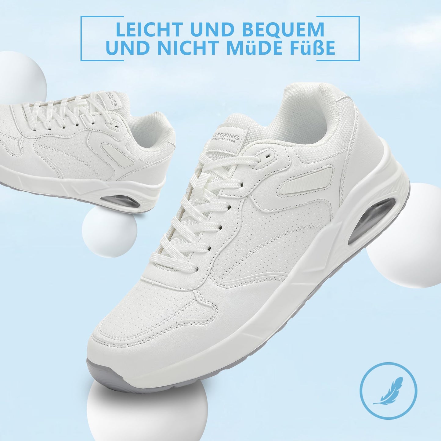 AX BOXING Men’s Sneakers – Lightweight Air Cushion Trainers