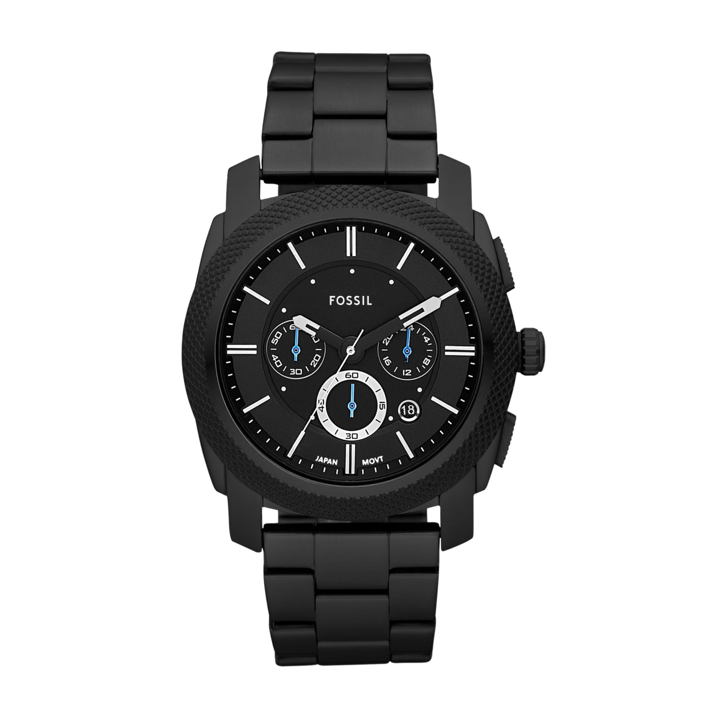 Fossil Machine Uhr für Herren, Chronographenwerk mit Edelstahl- oder Lederarmband