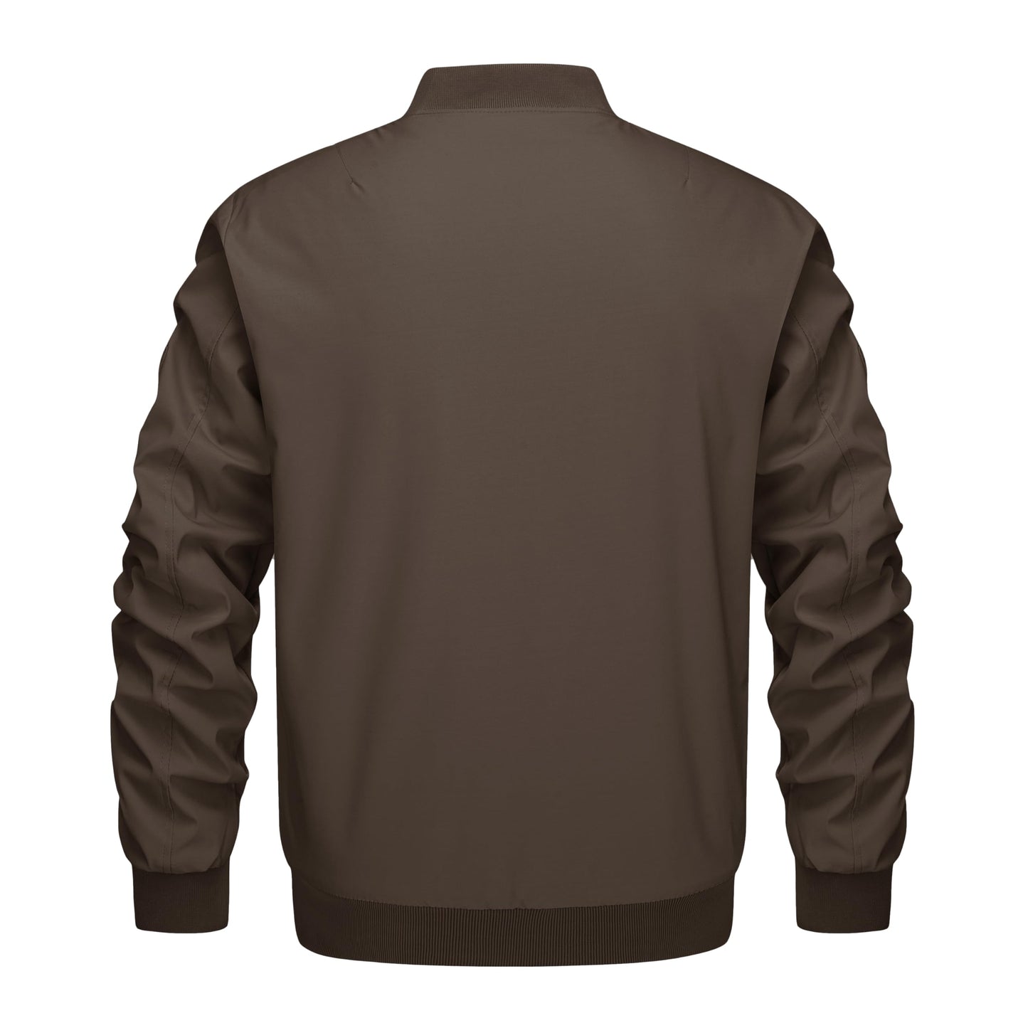 KEFITEVD Men’s Bomber Jacket – Casual Windproof Zip-Up Jacket