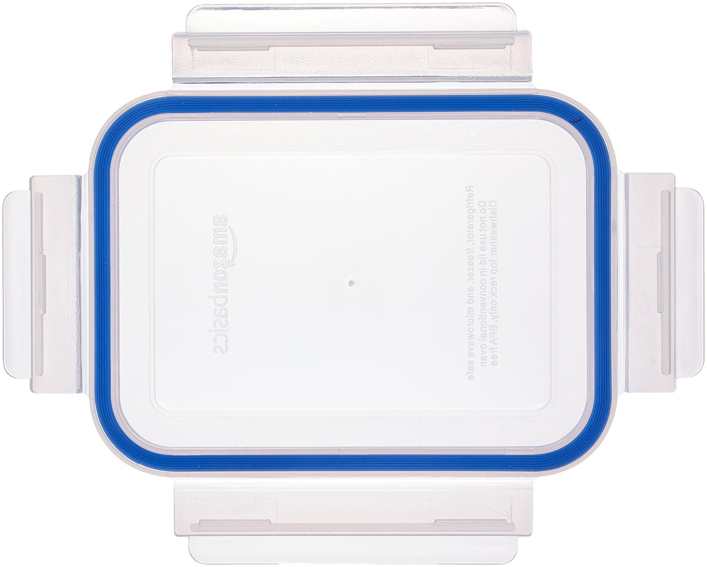 Frischhaltedosen aus Glas für Lebensmittel, 14er-Pack (7 Behälter + 7 Deckel), BPA-freie (7er Pack) , Transparent, Blau