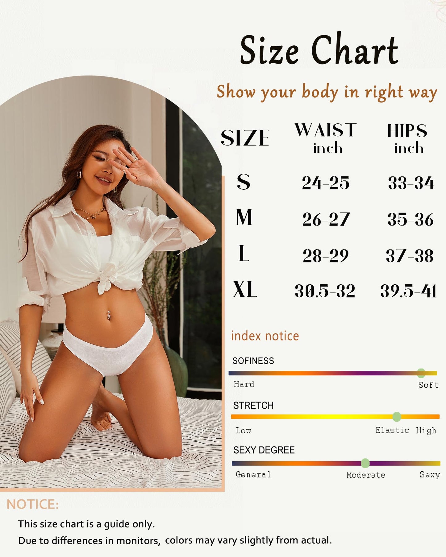 Women's Seamless Brazilian Panties Lace Hipster Underwear 6-Pack