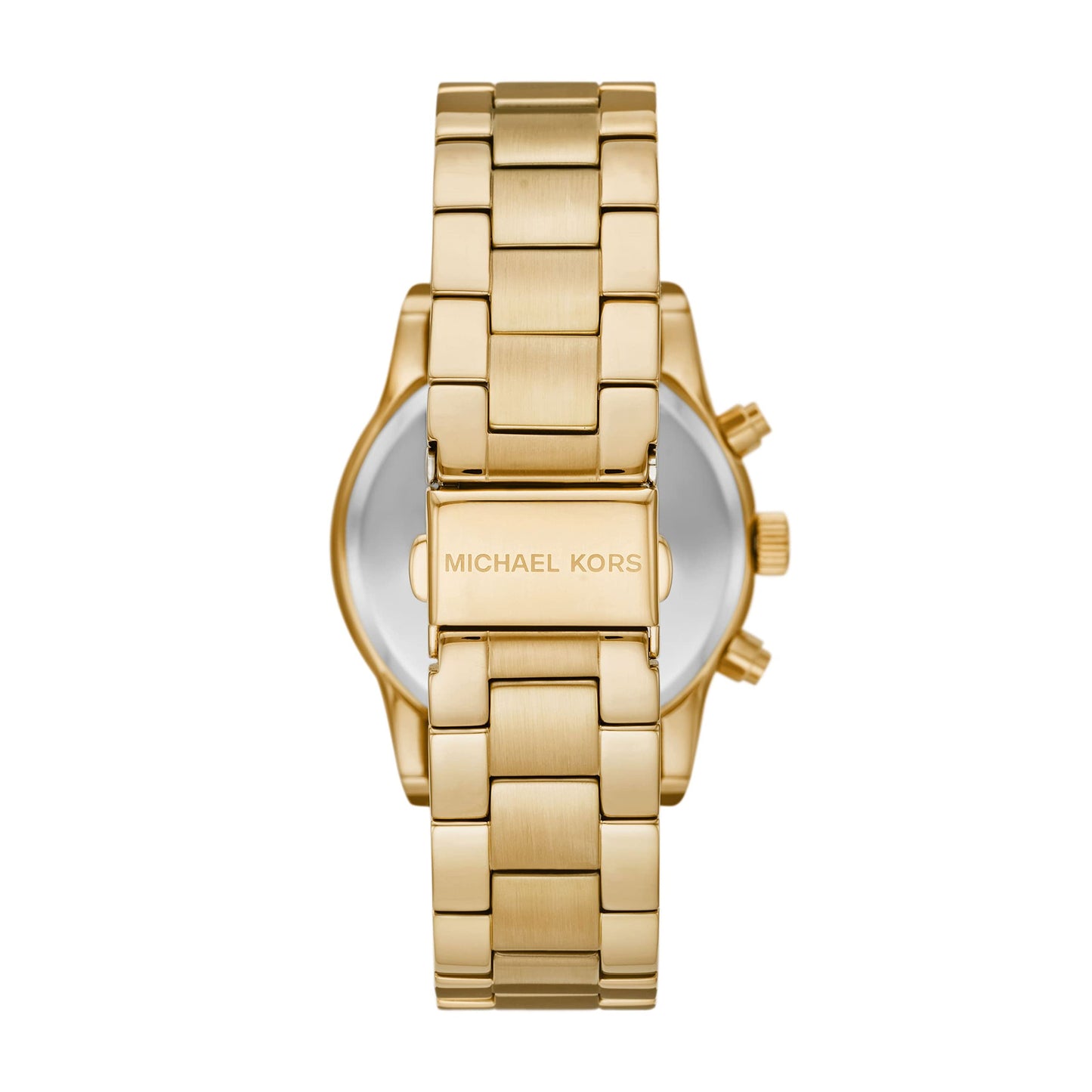 Michael Kors ladies' watch Ritz, 37 mm case size, quartz chronograph movement, stainless steel bracelet