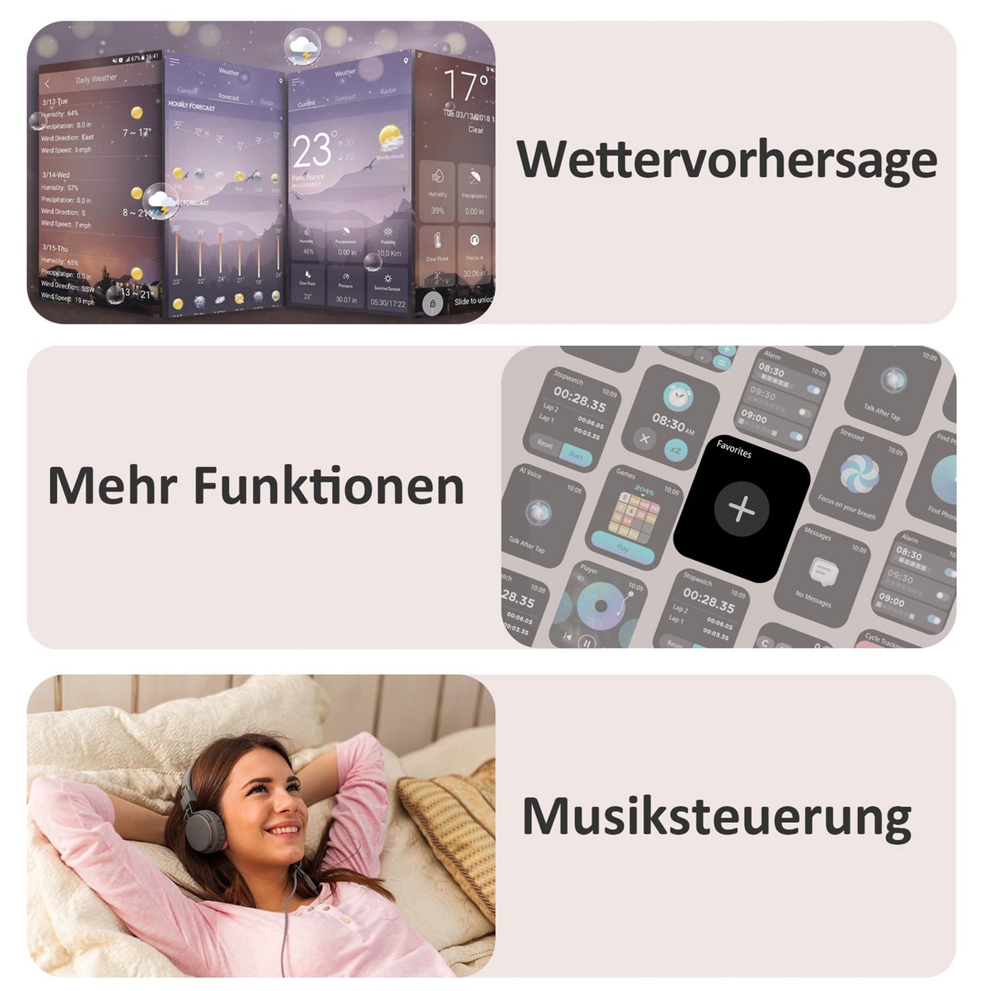 Blackview Smartwatch Herren Damen mit Telefonfunktion(Anrufe tätigen/empfangen)/Message Reminder, Sportuhr mit 100+Sportmodi, Fitnessuhr,Puls-Schlaf-Monitor, Schrittzähler, Smart Watch für Android iOS