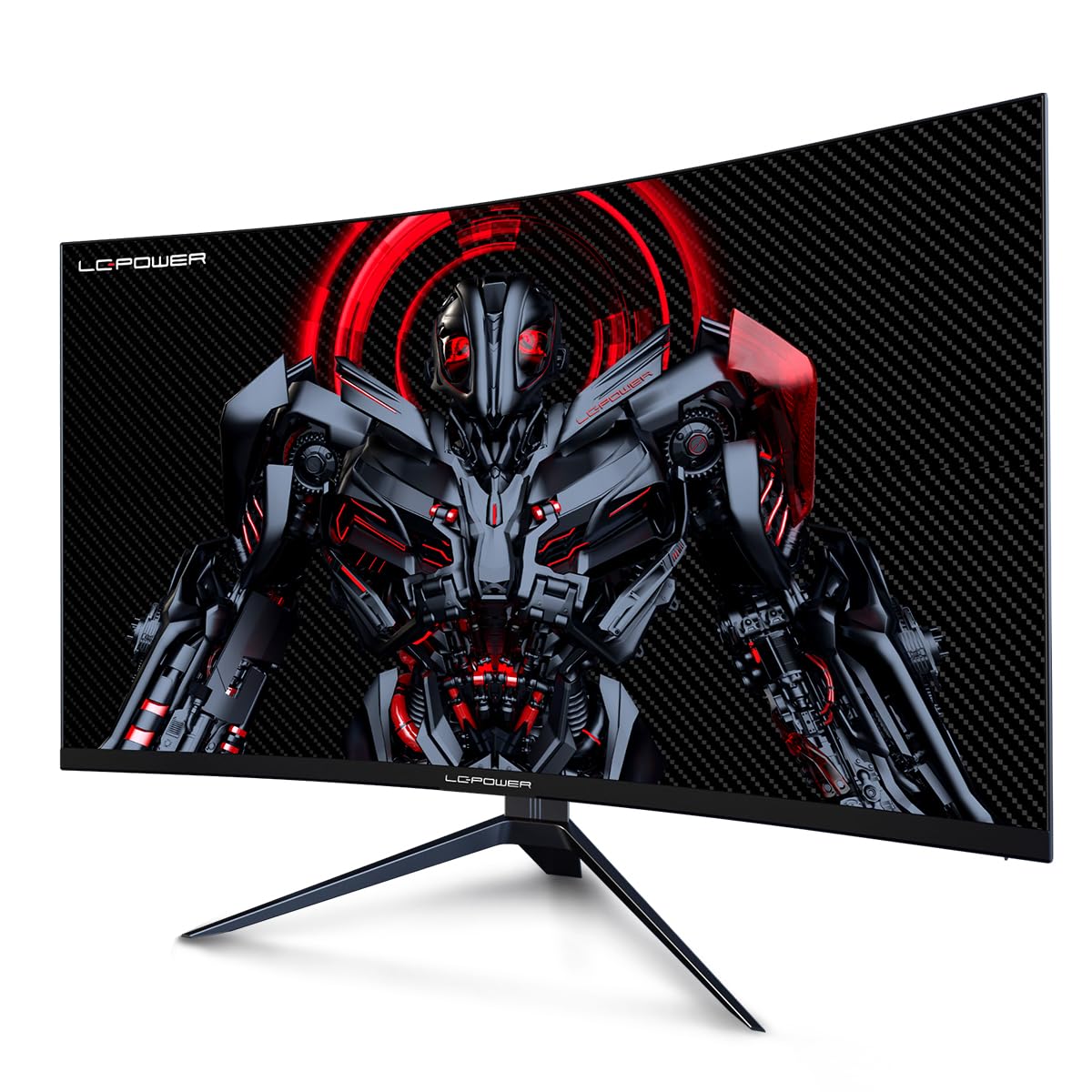 LC-POWER LC-M24-FHD-165-C-V2 24 Zoll Curved Gaming Monitor, FHD 1920x1080 Pixel, 1ms, 165Hz, AMD FreeSync, G Sync kompatibel, HDMI, Display Port, VESA