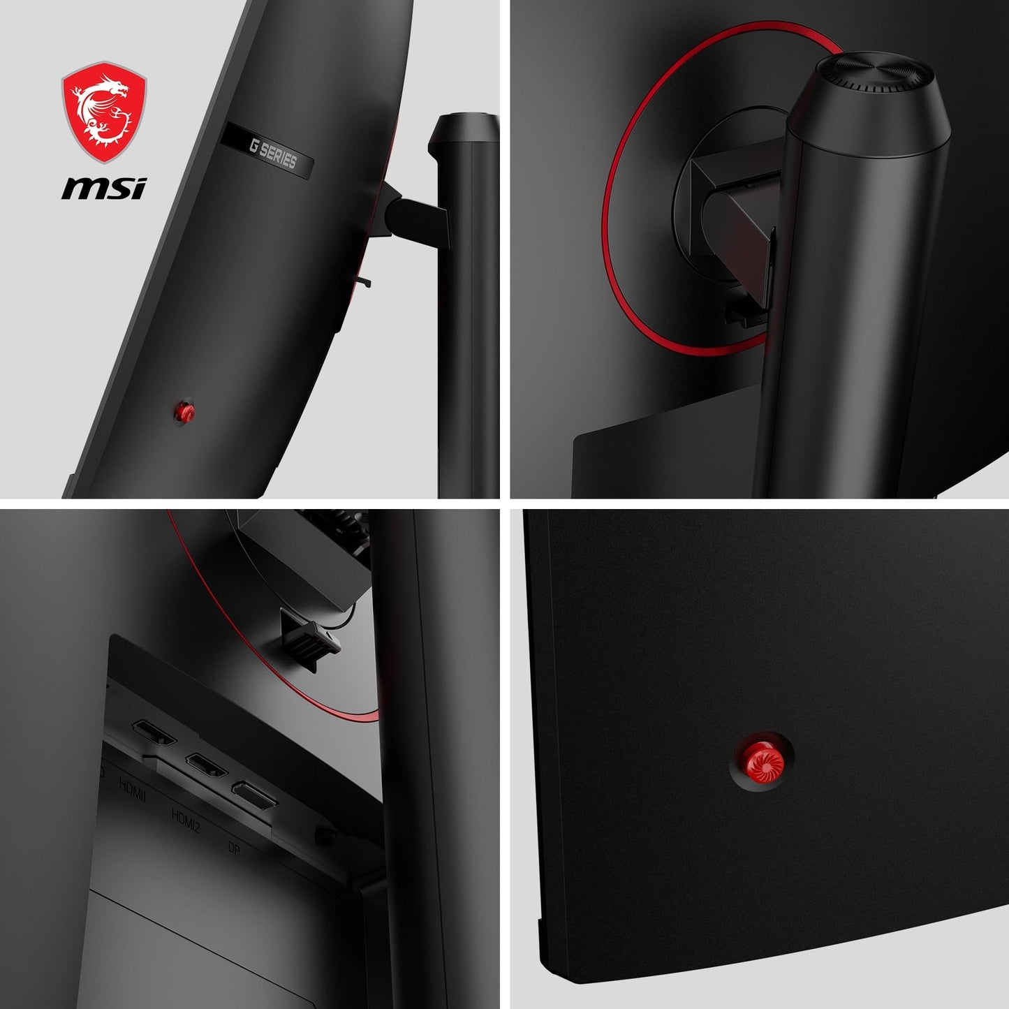 MSI G2422C 23,6 Zoll FHD Curved Gaming Monitor - 1500R 1920 x 1080 VA Panel, 180Hz / 1ms, Adaptive Sync - DP 1.2a, HDMI 2.0b CEC