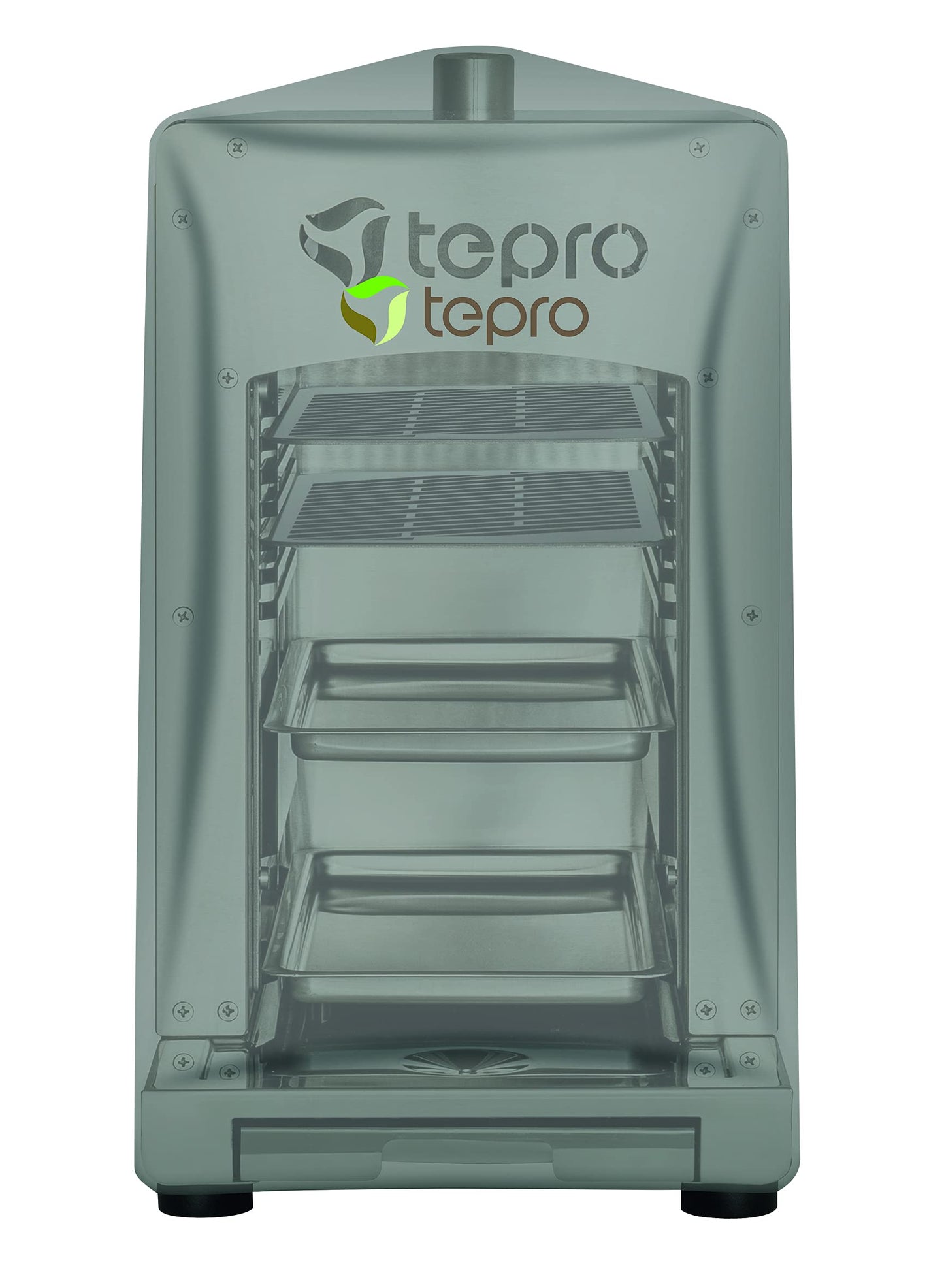 tepro steak grill Toronto, ceramic infrared burner with 3 kW power, 800 degrees gas, dimensions approx. 23 x 56 x 40.5 cm, silver