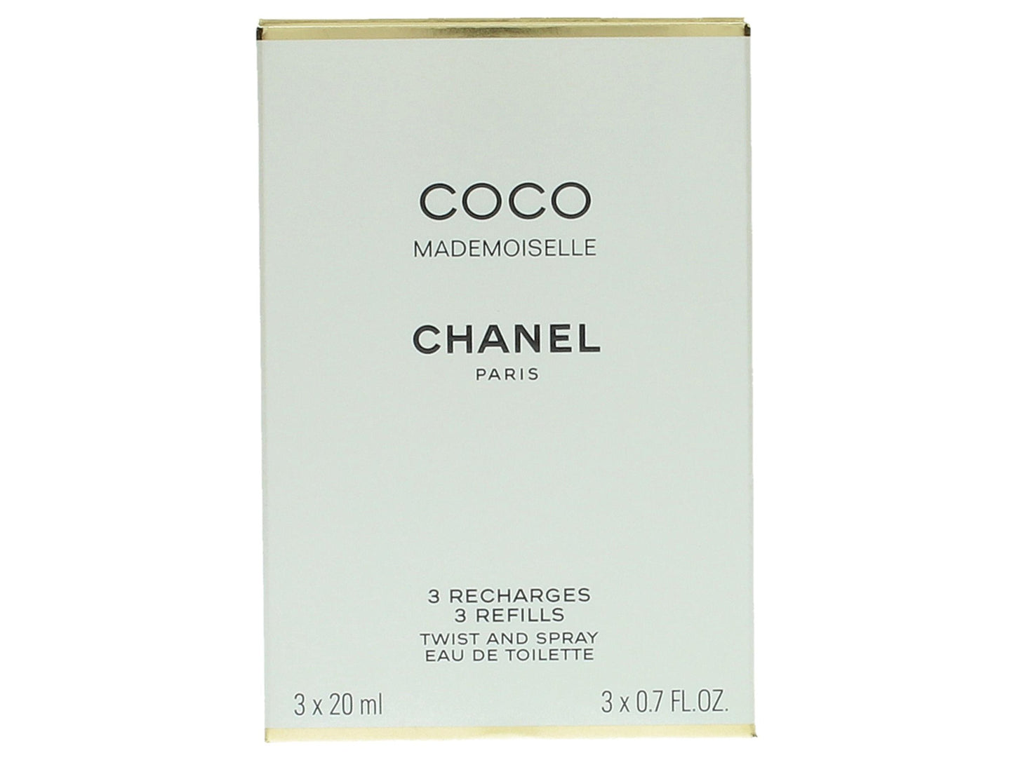 Chanel Coco Mademoiselle femme/woman, Eau de Toilette, 3 x 20 ml (3 Nachfüller), 1er Pack