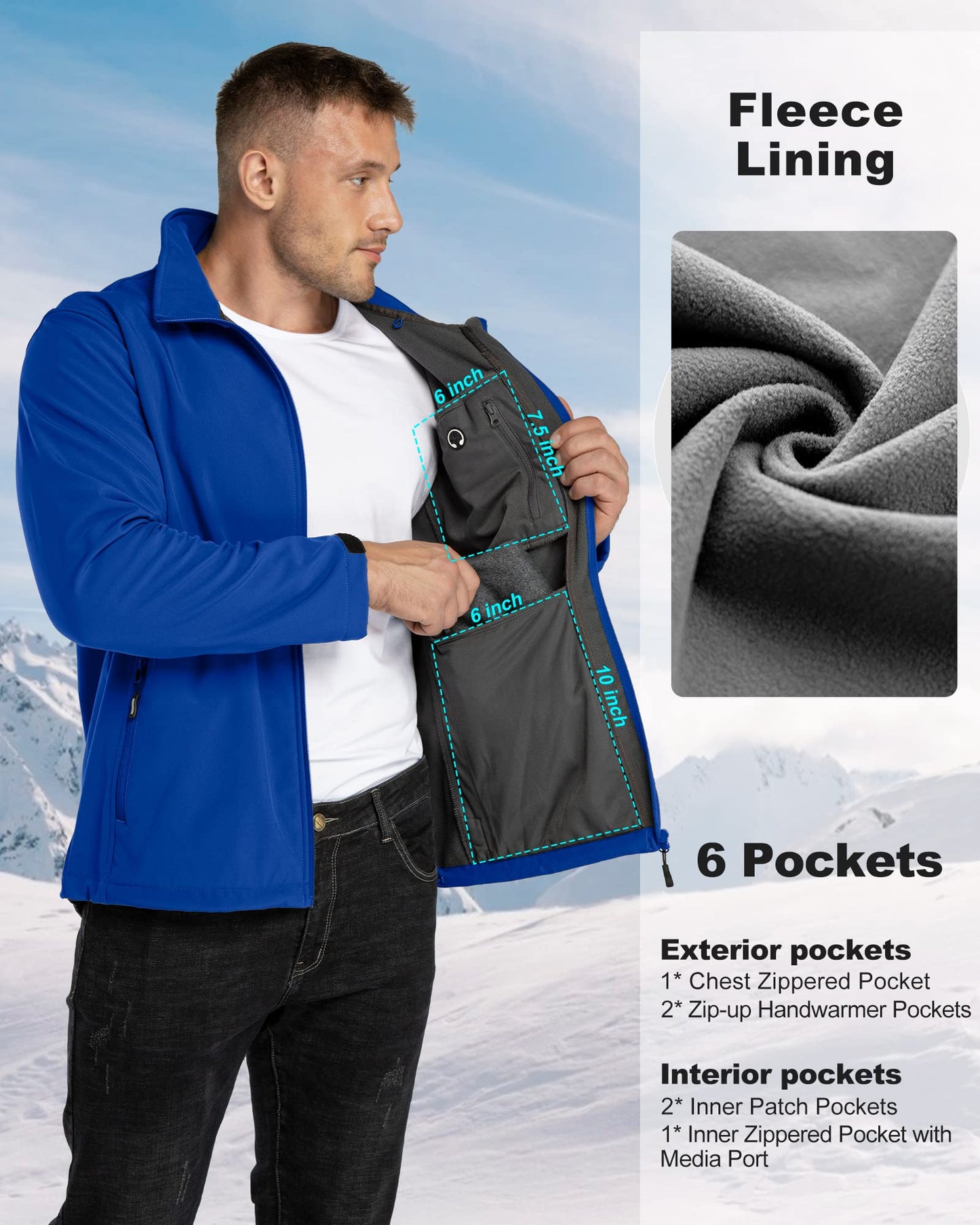 Men’s Waterproof Softshell Jacket