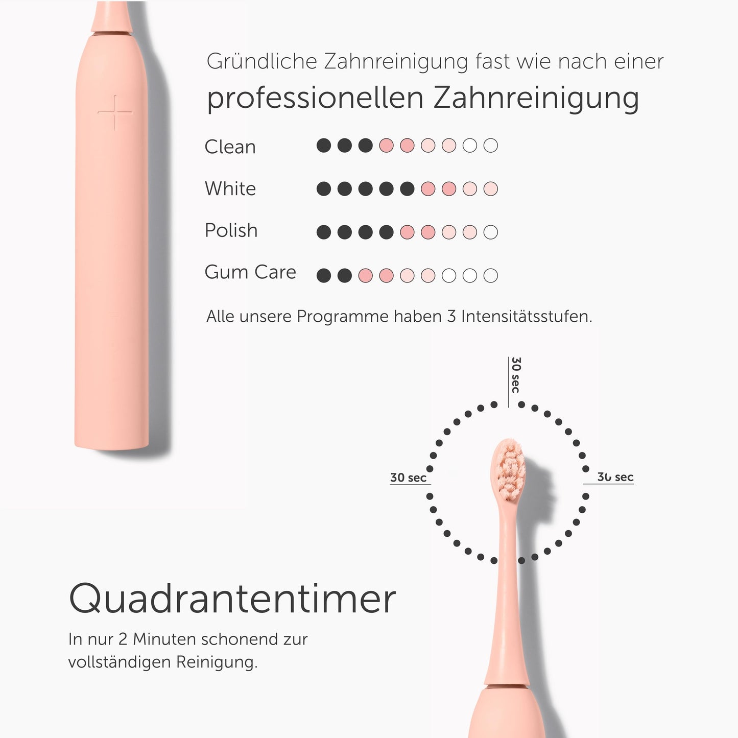 Wondersmile Schallzahnbürste PRO - Testsieger 2023-100 Tage risikofrei testen - Elektrische Zahnbürste mit 4 Putzprogrammen - Ultraschallzahnbürste mit smarten Bürstenkopf (1er Set, Ultimate Black)