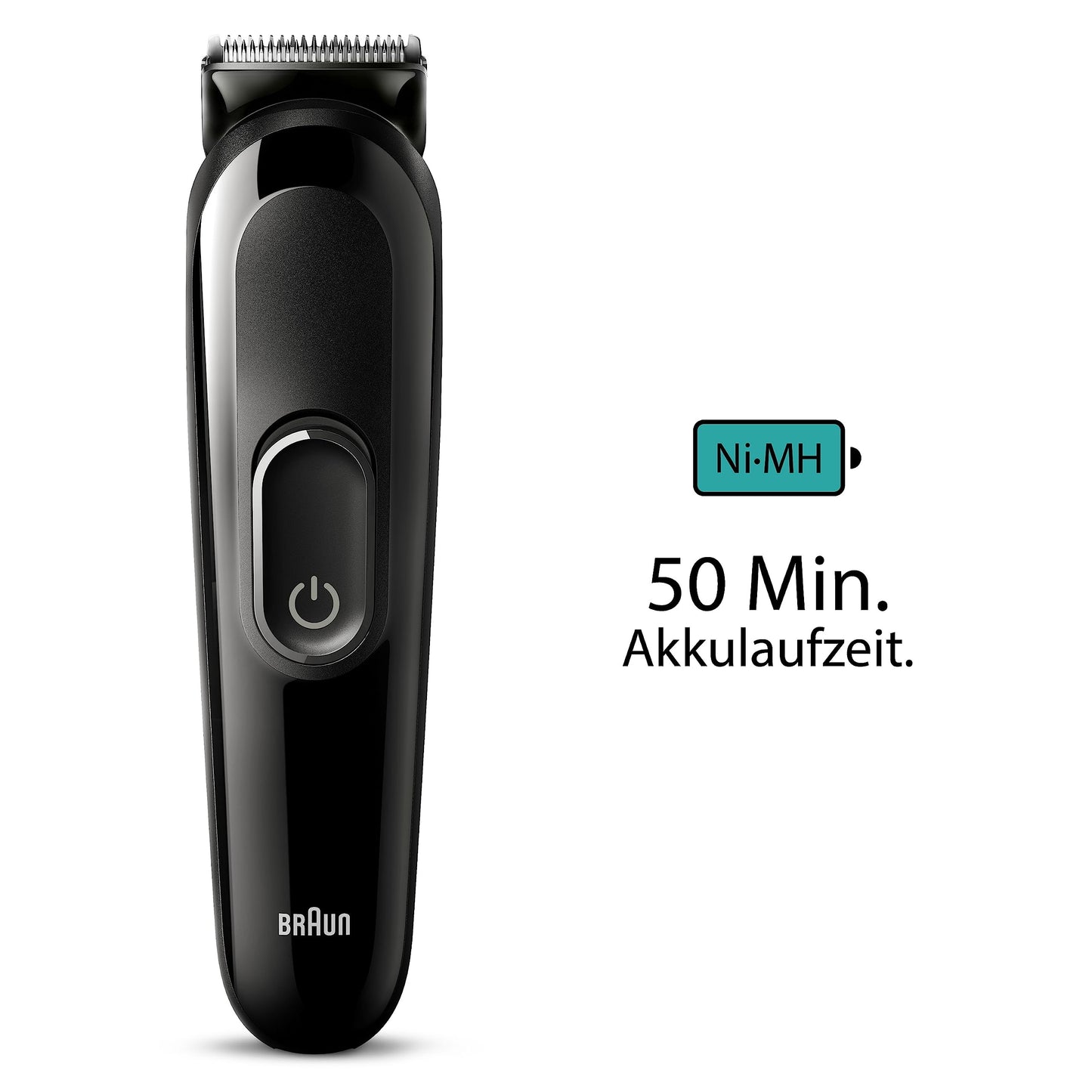 Braun All-In-One Bartpflege Bodygroomer Set, 8-in-1 Barttrimmer / Bartschneider, Nasenhaartrimmer, Trimmer/Haarschneider Herren, Haarschneidemaschine, wasserdicht, 80 Min. kabellose Laufzeit, MGK3441