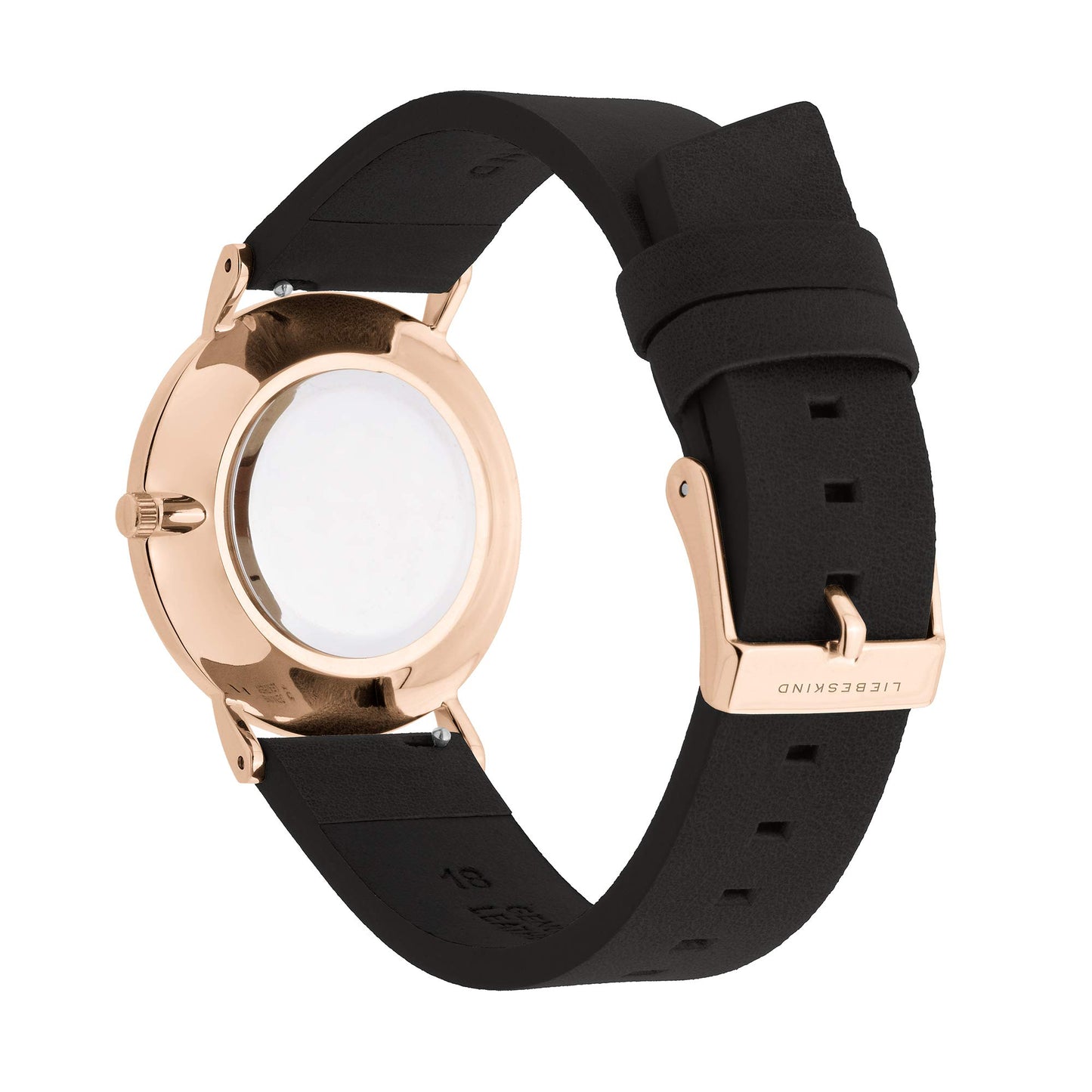 Liebeskind ladies analog quartz watch with leather strap