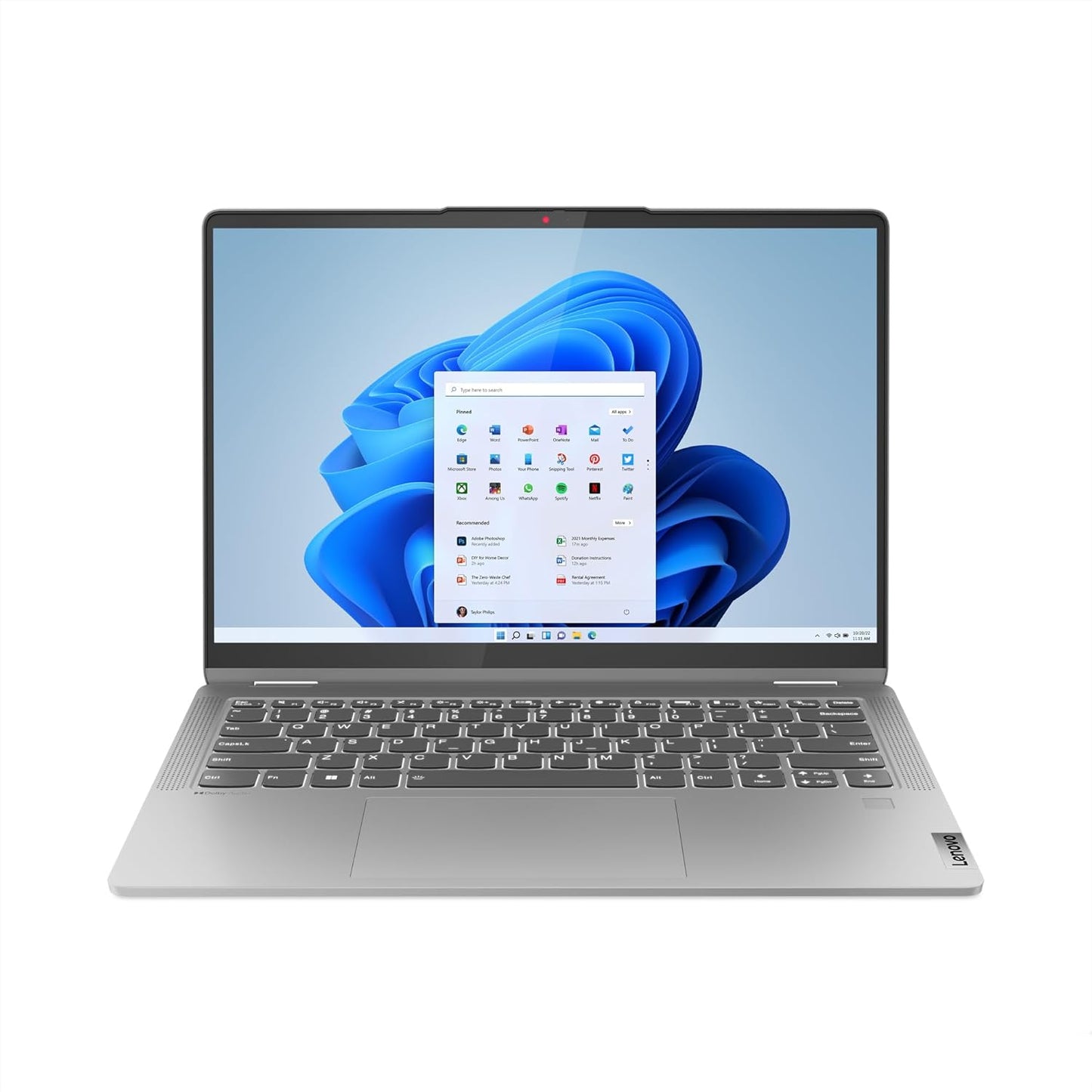 Lenovo IdeaPad Flex 5 – 14" Touch, Ryzen 7, 16GB RAM, 512GB SSD, Win 11 Home, Gray