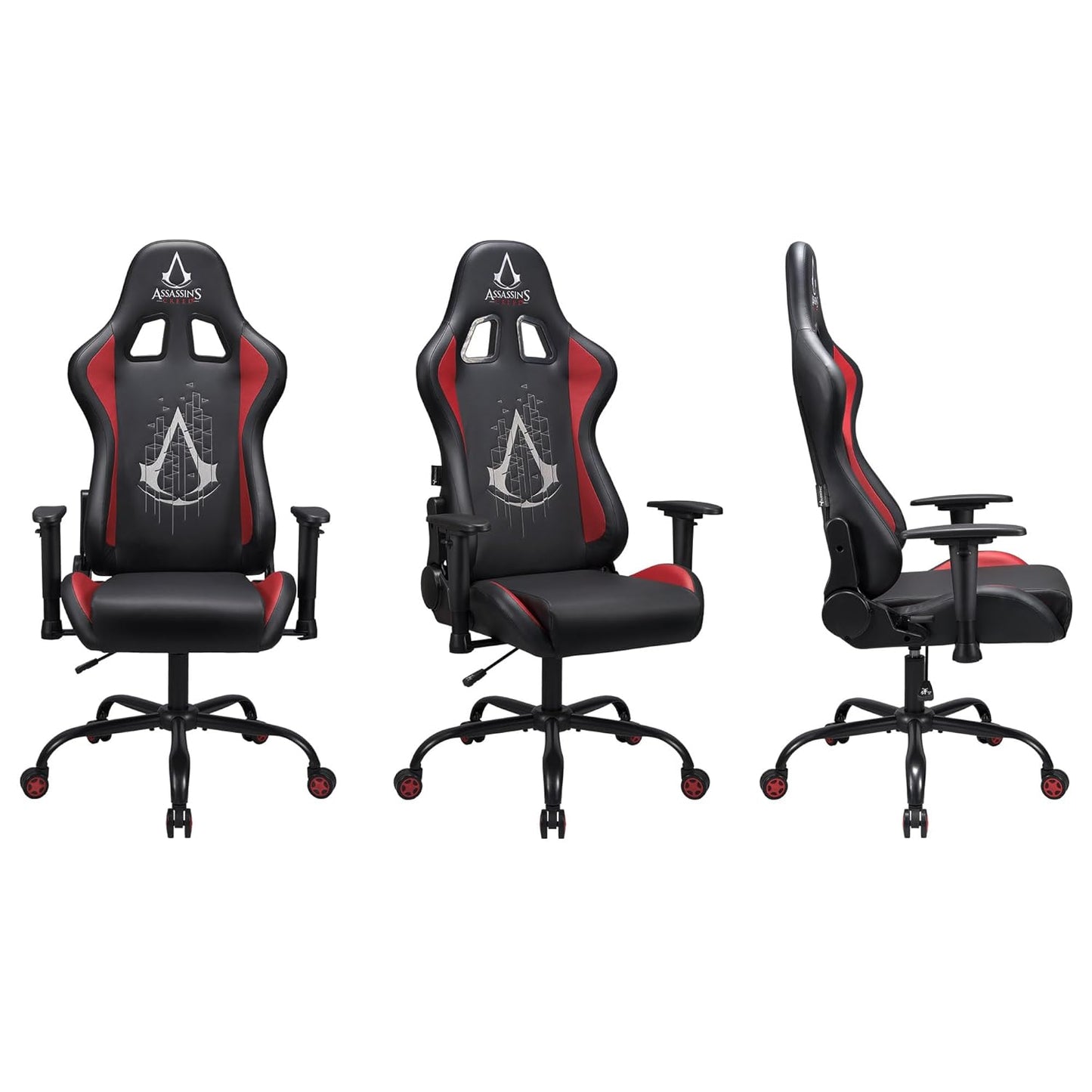 Subsonic Assassin's Creed - Ergonomischer Gaming-Stuhl Verstellbare Rückenlehne/Armlehnen - Adult Gaming Chair offizielle Lizenz