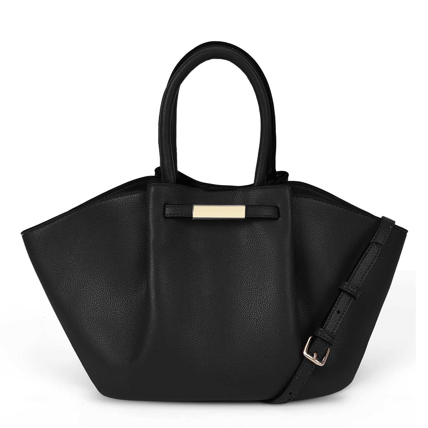 Large Faux Leather Tote Bag for Women