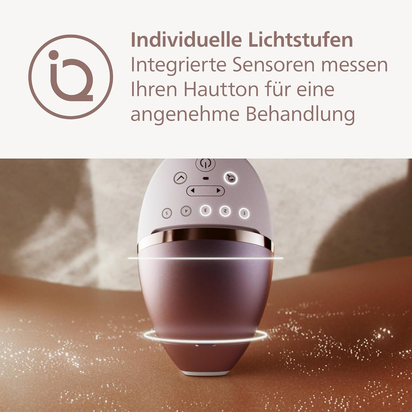 Philips Lumea IPL Haarentfernungsgerät 9000 Series – Haarentfernungsgerät mit SenseIQ Technologie, 3 Aufsätze für Körper, Gesicht und Präzision, kabellos (Modell BRI955/00)