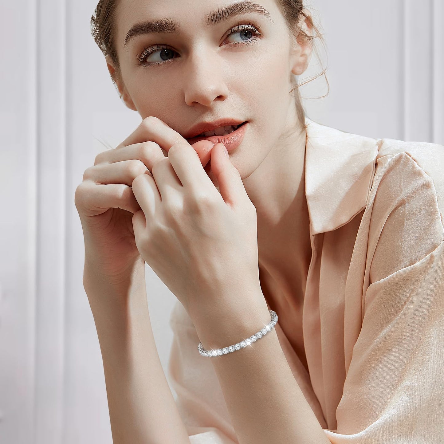 Fée 5A Zirconia Tennis Bracelet for Women