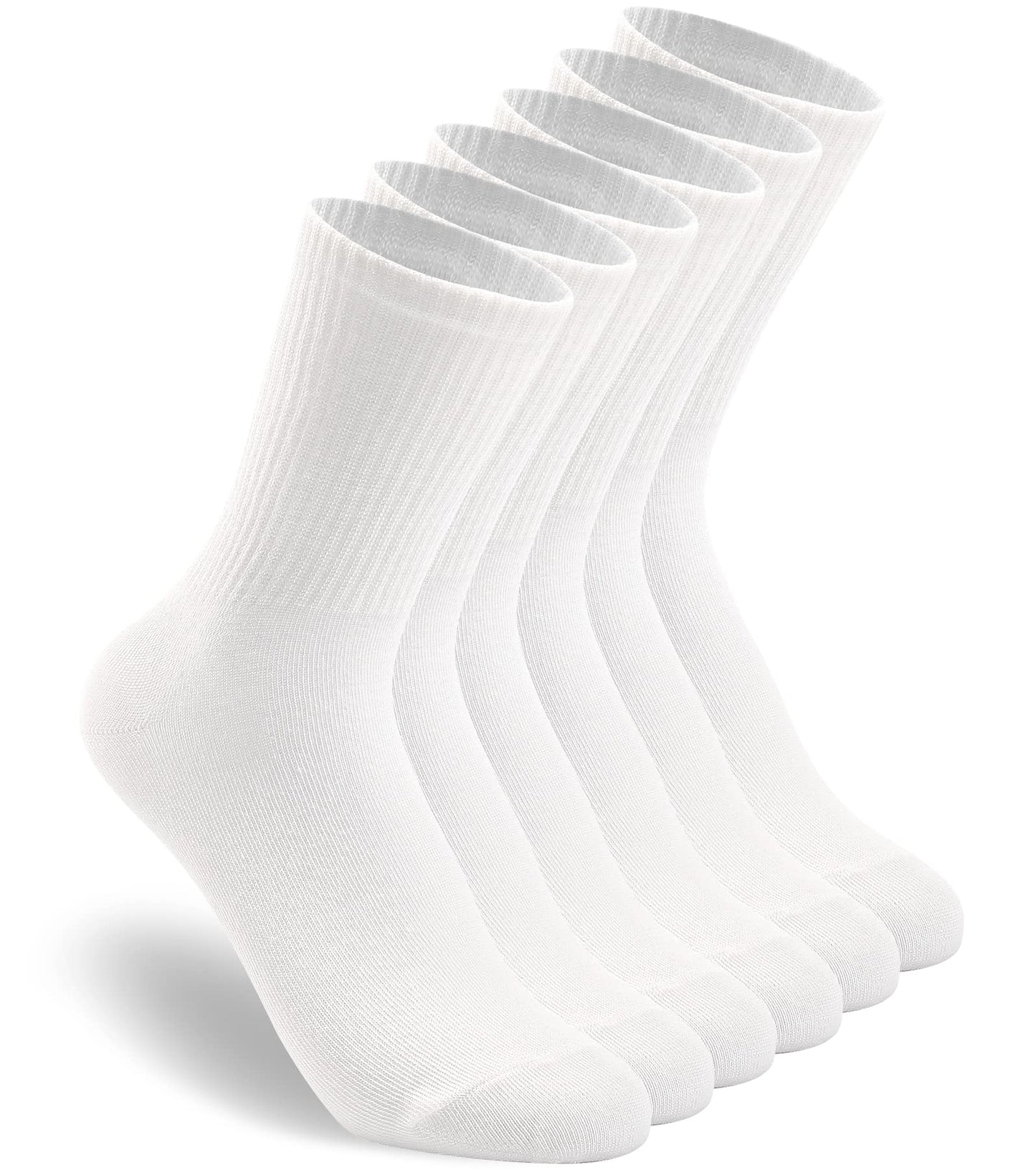 HAVE A TREE Women's Crew Socks – 3 to 6 Pack Lightweight Thin Casual Calf Socks