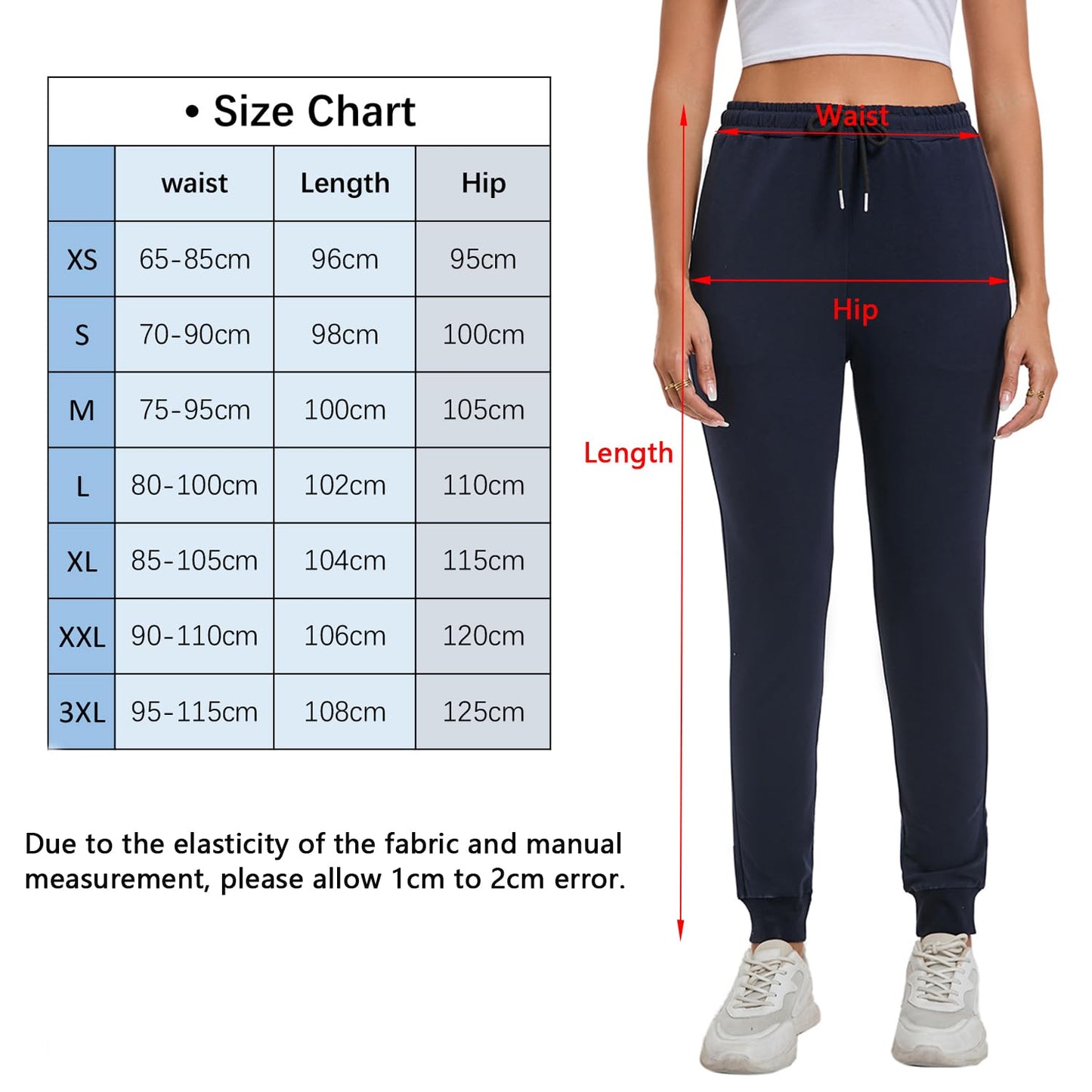 FGFD&OU Women’s Slim Fit Cotton Jogging Pants