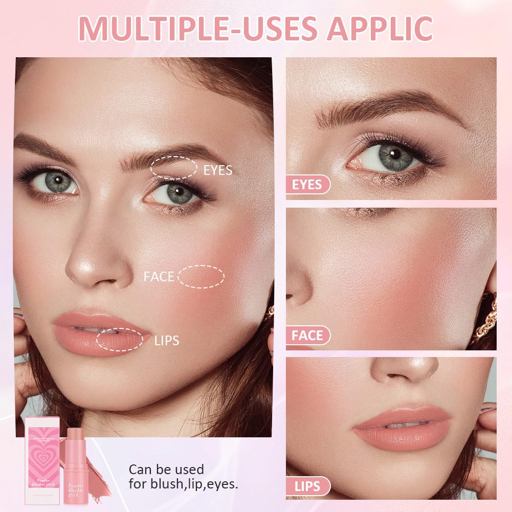 LOPHE Cream Blush Stick - 3 Pieces Set