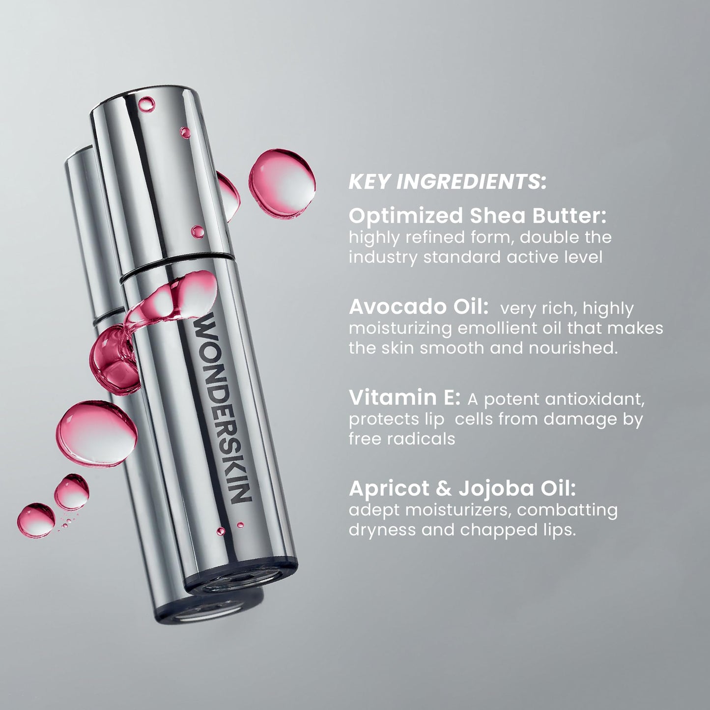Wonderskin Lip Oil Hydrating & Moisturizing Lip Rehab Serum