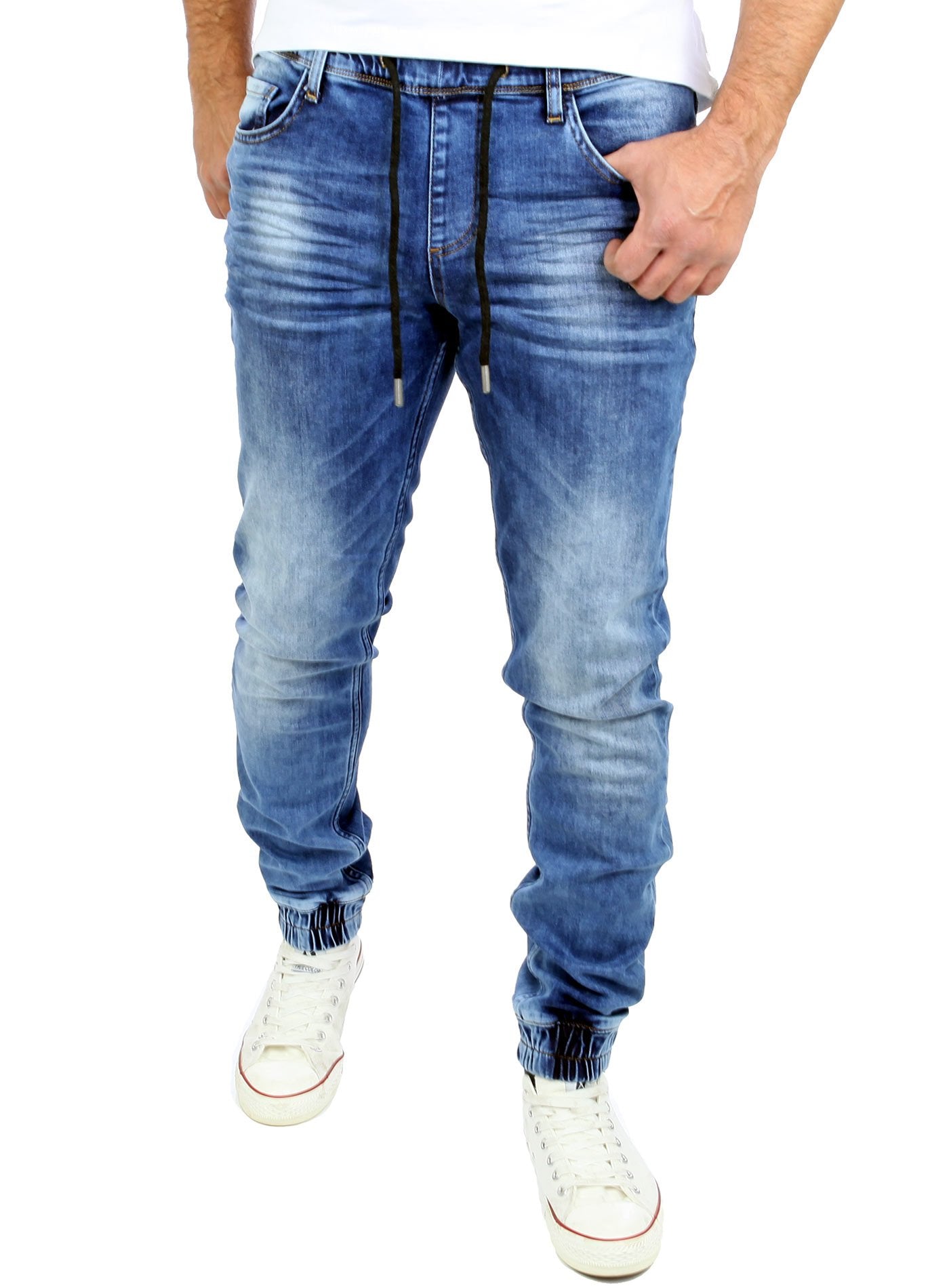 Reslad Men’s Slim Fit Jogger Jeans