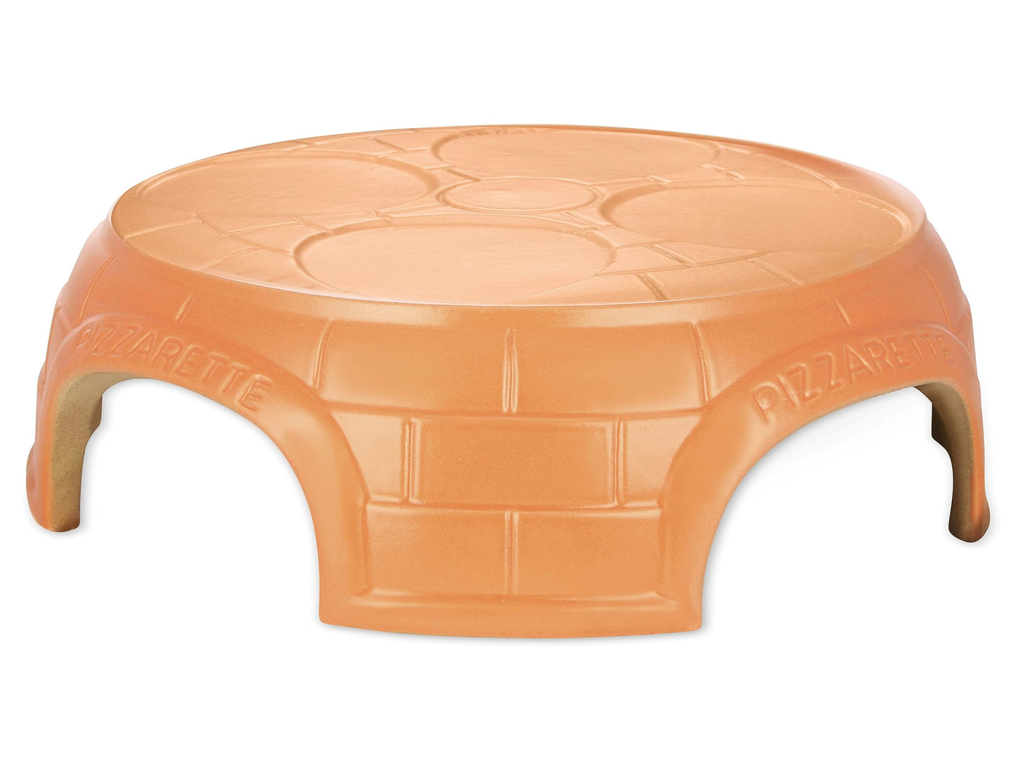 Emerio Pizzaofen, PIZZARETTE das Original, handgemachte Terracotta Tonhaube, patentiertes Design, für Mini-Pizza, echter Familien-Spaß für 8 Personen, PO-116124.1, Pink