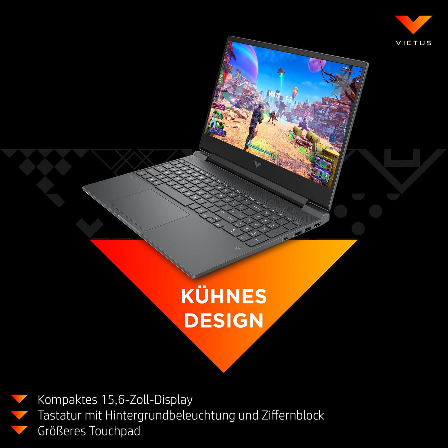HP Victus 15,6” FHD 144Hz, 16GB RAM, 512GB SSD, Windows 11