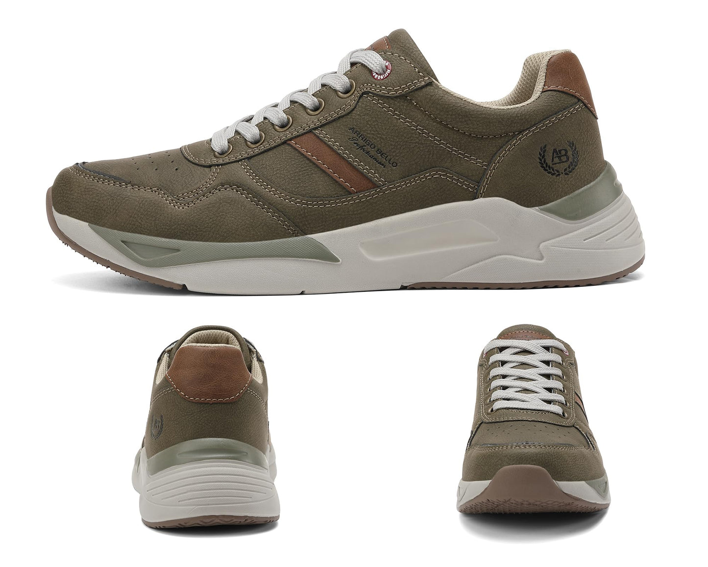 ARRIGO BELLO Men’s Lightweight Sneakers – Breathable Walking & Outdoor Sports Shoes