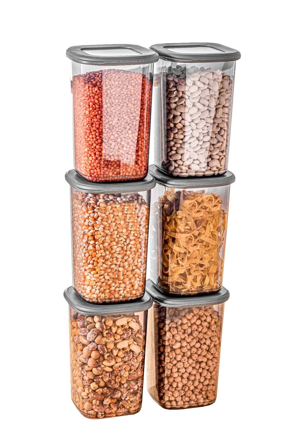Viwares Vorratsdosen mit Deckel Luftdicht, 12er Vorratsbehälter Set BPA-Frei, Vorratsdose zur Müsli Mehl Aufbewahrung Küche, Praktische Organizer Küche, Frischhaltedosen für Lebensmittelaufbewahrung