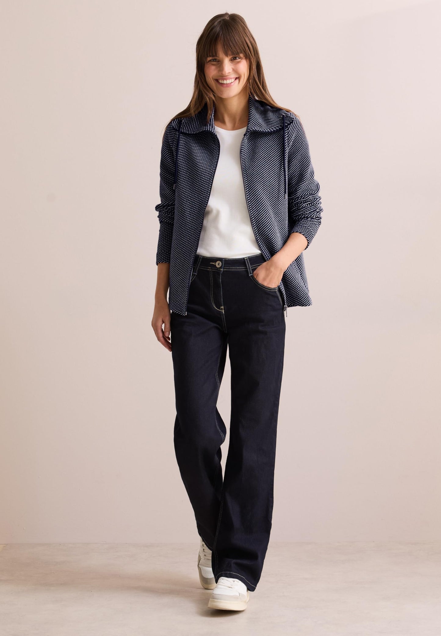 Cecil Women’s Two-Tone Ottoman Jacket