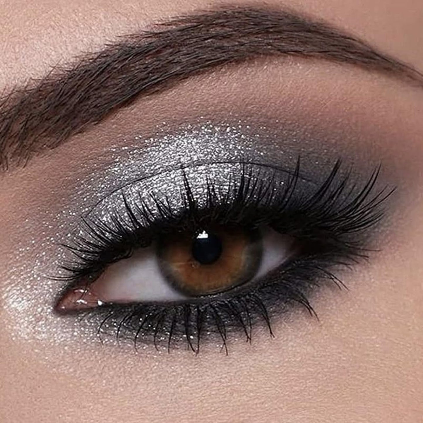 Lilbitty Nude Brown Eyeshadow Palette – Rose Gold & Dark Brown Bronze Highly Pigmented Long-Lasting Cream Eyeshadow for Brown Eyes
