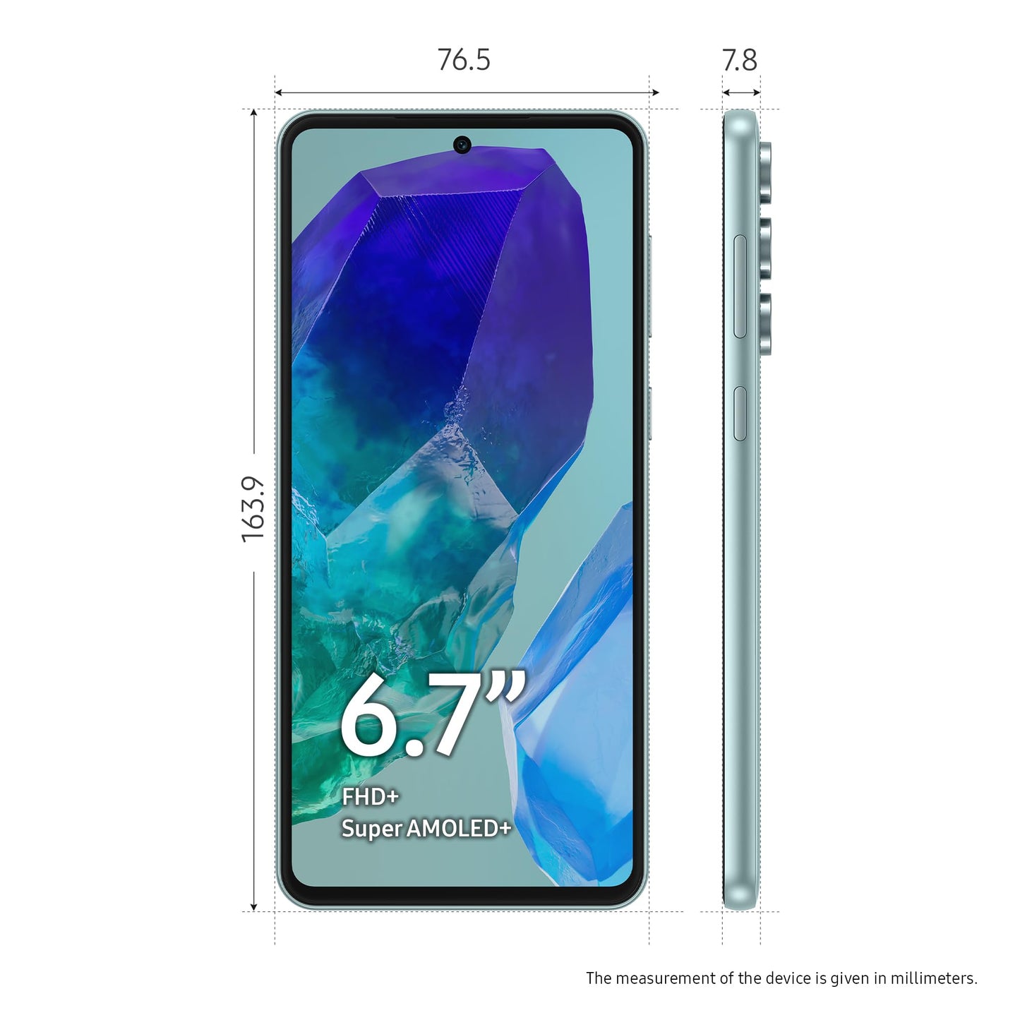 Samsung Galaxy M55 5G Dual-SIM Smartphone, 128GB, 8GB RAM