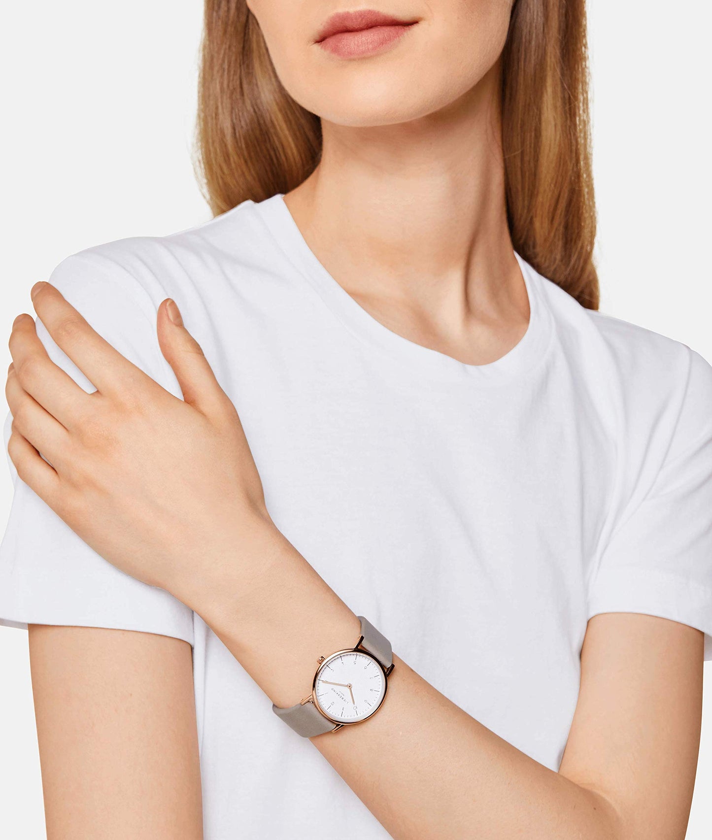 Liebeskind ladies analog quartz watch with leather strap