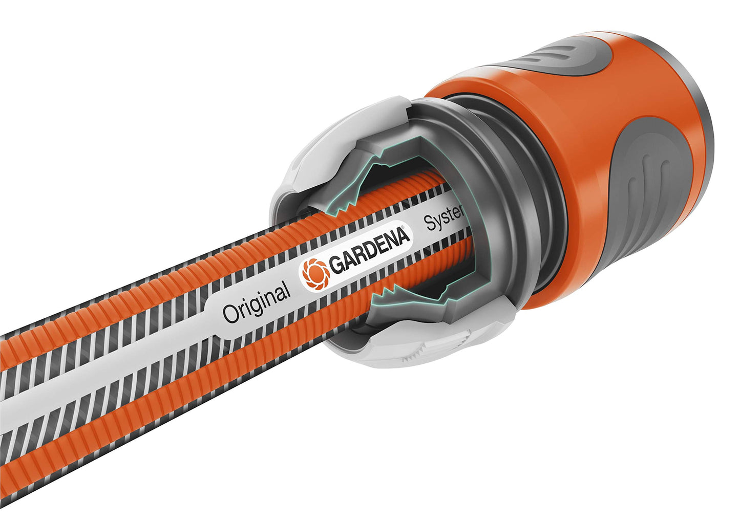 Gardena Premium SuperFLEX Schlauch 13 mm (1/2 Zoll), 30 m: Gartenschlauch mit Power-Grip-Profil, 35 bar Berstdruck, hochflexibel, formstabil, UV-beständig (18096-20) schwarz