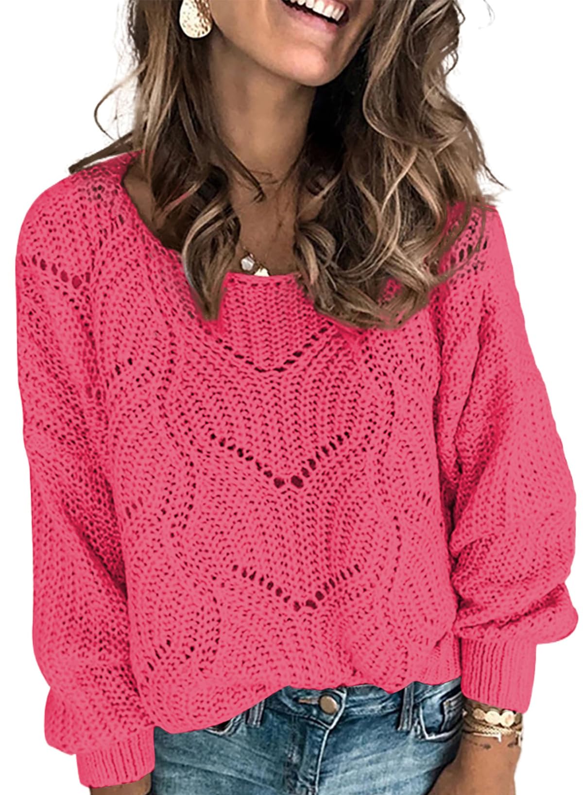 Dokotoo Women’s Knit Sweater – Elegant Crewneck Pullover