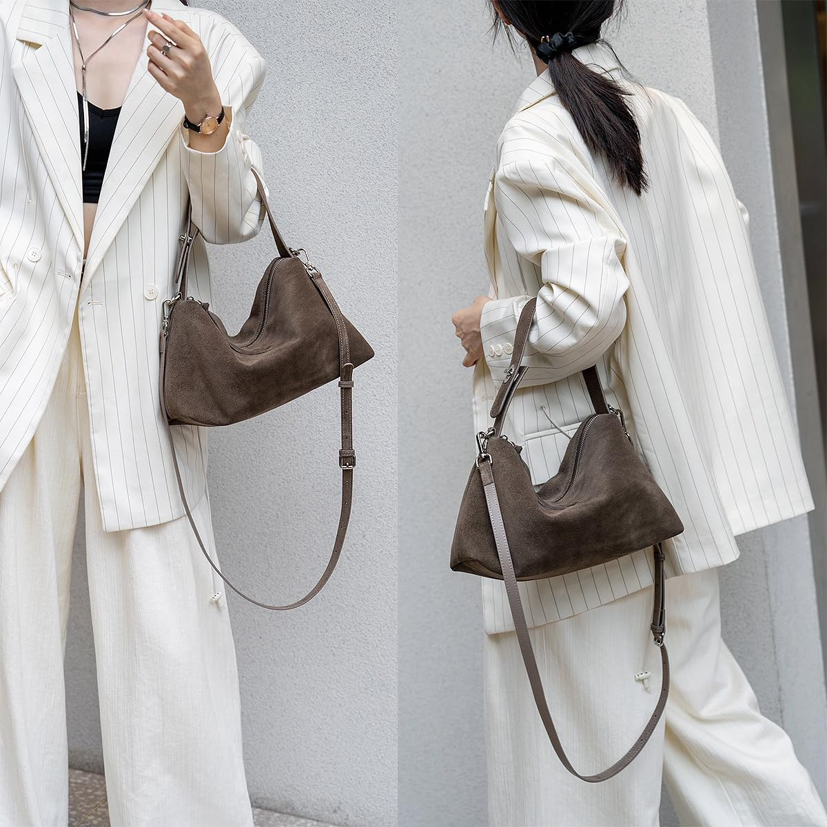 DONNAIN Leather Crossbody Bag