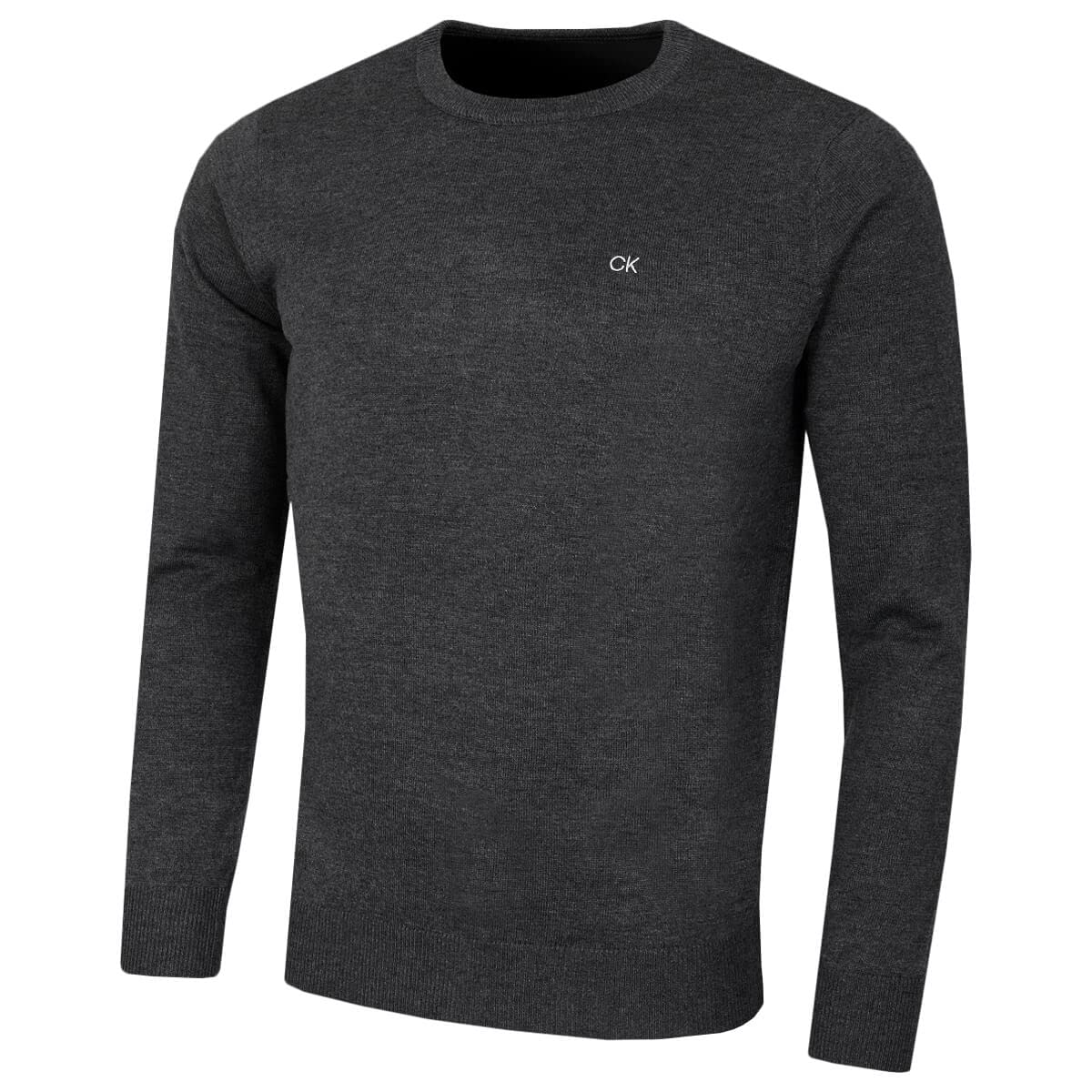 Calvin Klein Men’s Crewneck Sweater – Soft Cotton Knit Pullover