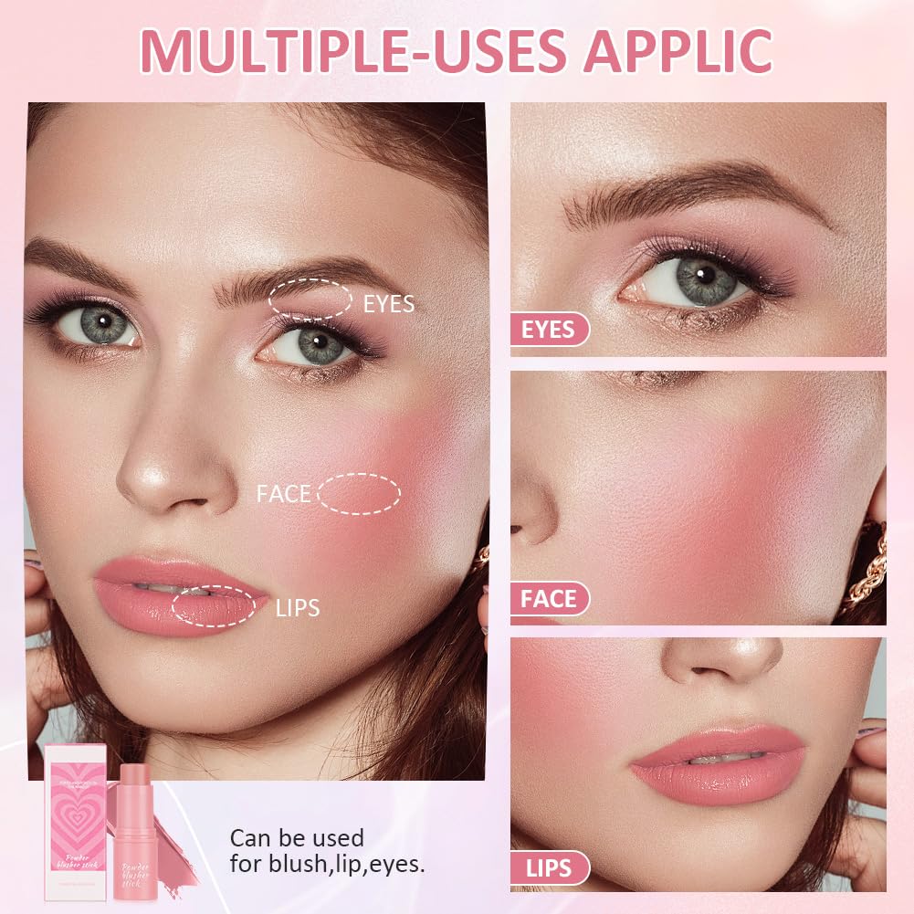 LOPHE Cream Blush Stick - 3 Pieces Set