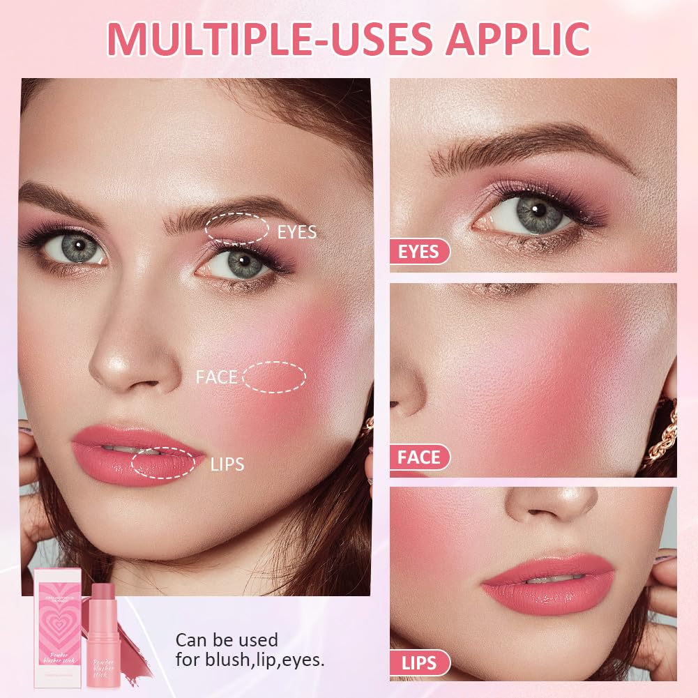 LOPHE Cream Blush Stick - 3 Pieces Set