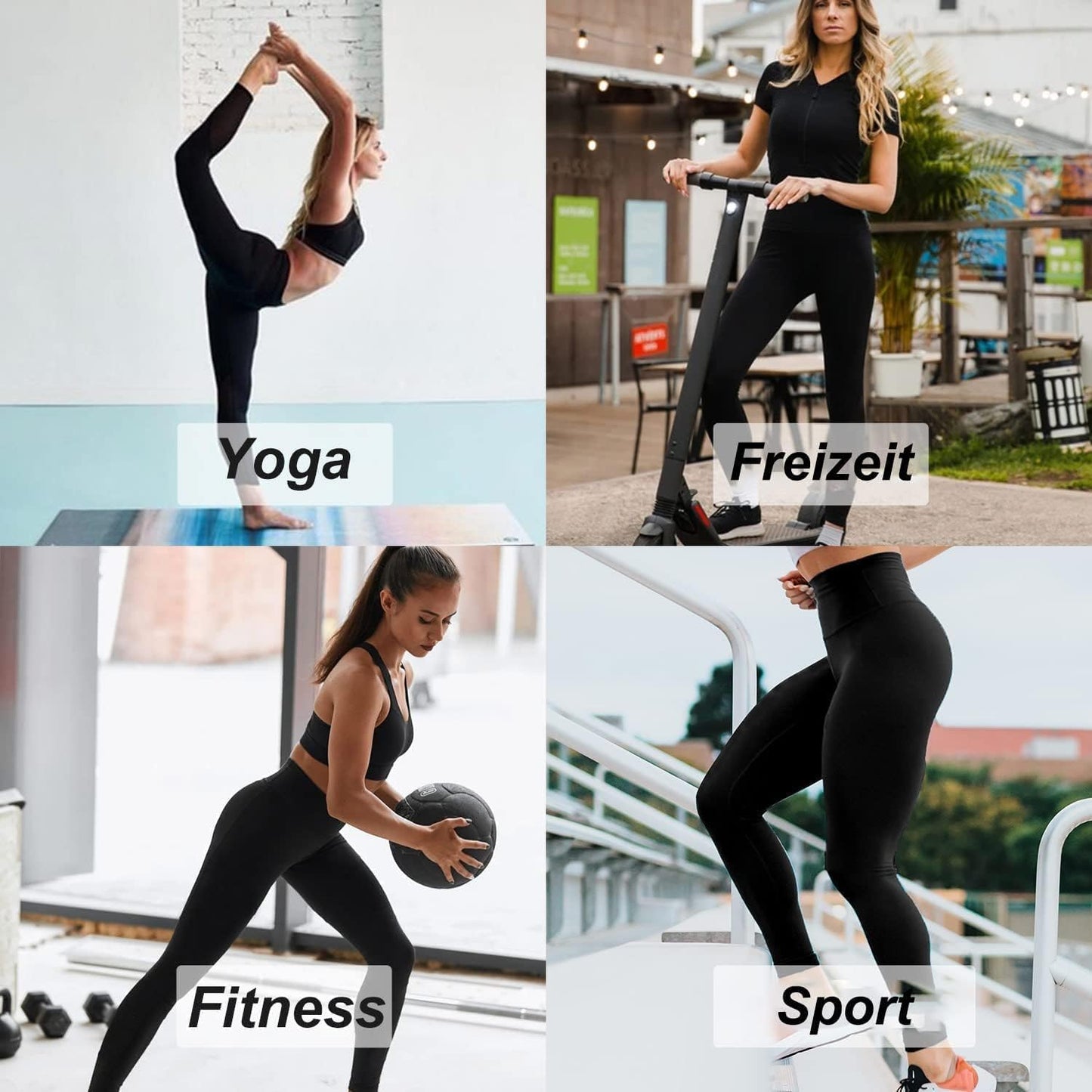 CAMPSNAIL Women’s High-Waist Workout Leggings with Pockets