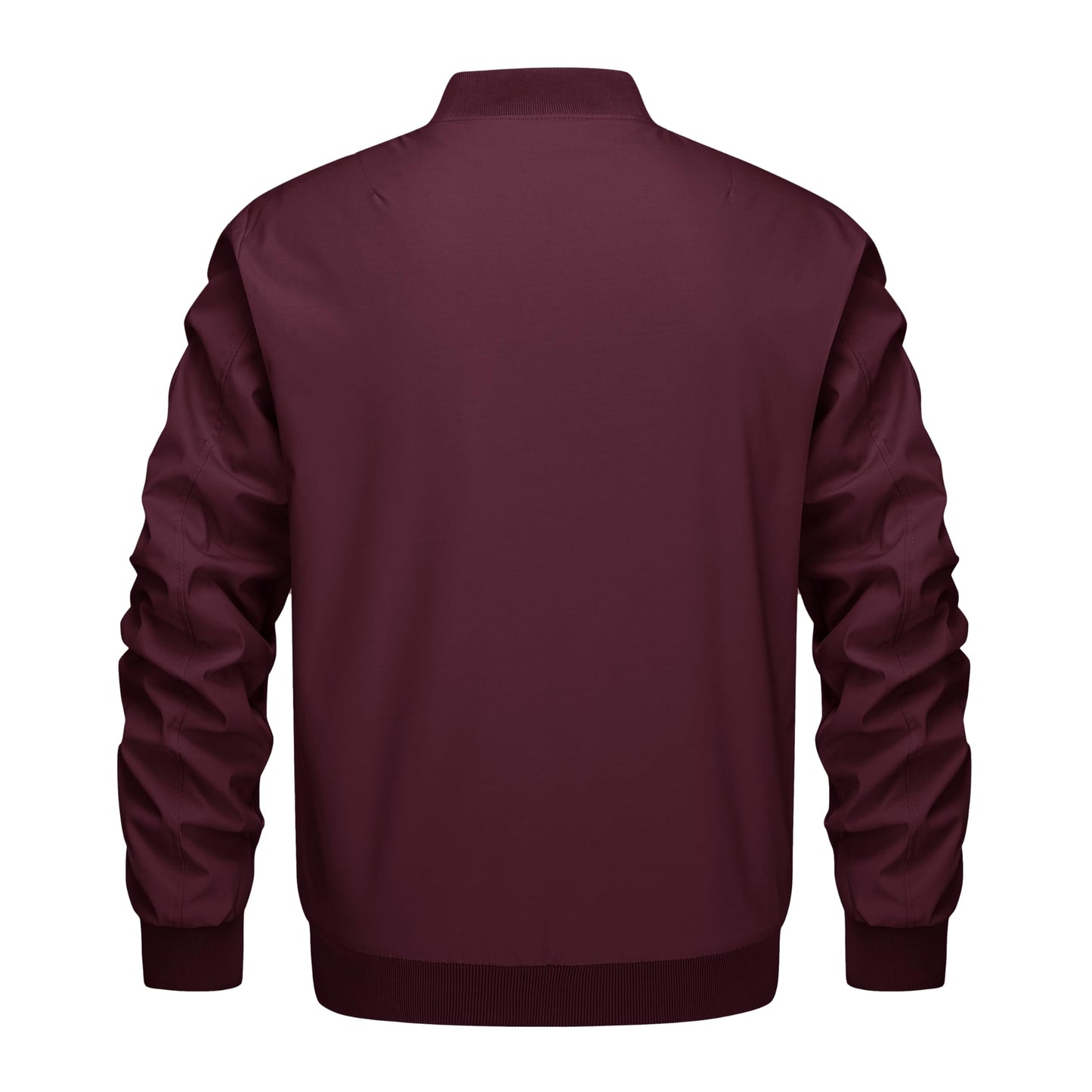 KEFITEVD Men’s Bomber Jacket – Casual Windproof Zip-Up Jacket